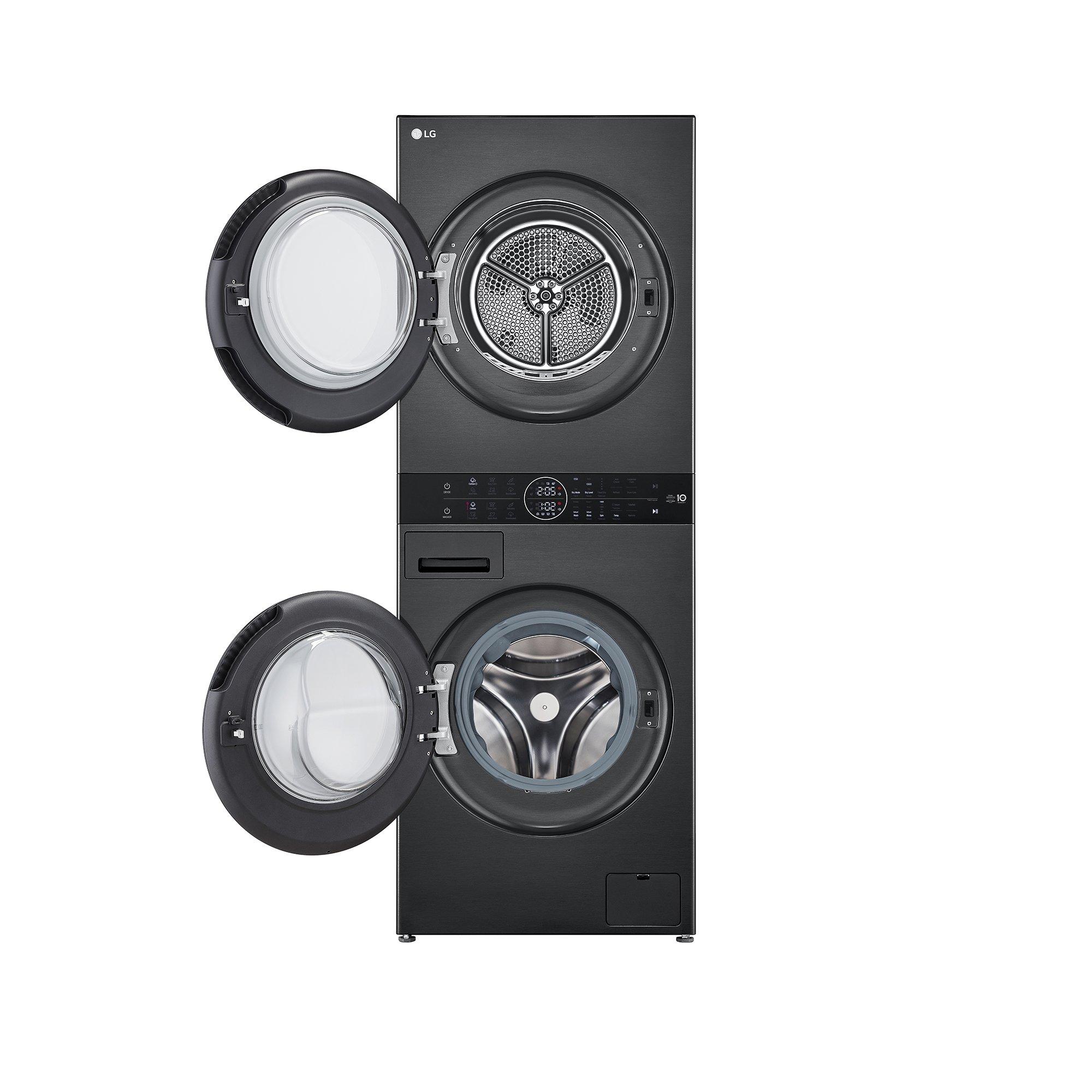 Black - LG - WT1210BBTN1 12KG / 10KG 1400 Wash Tower Black - 2