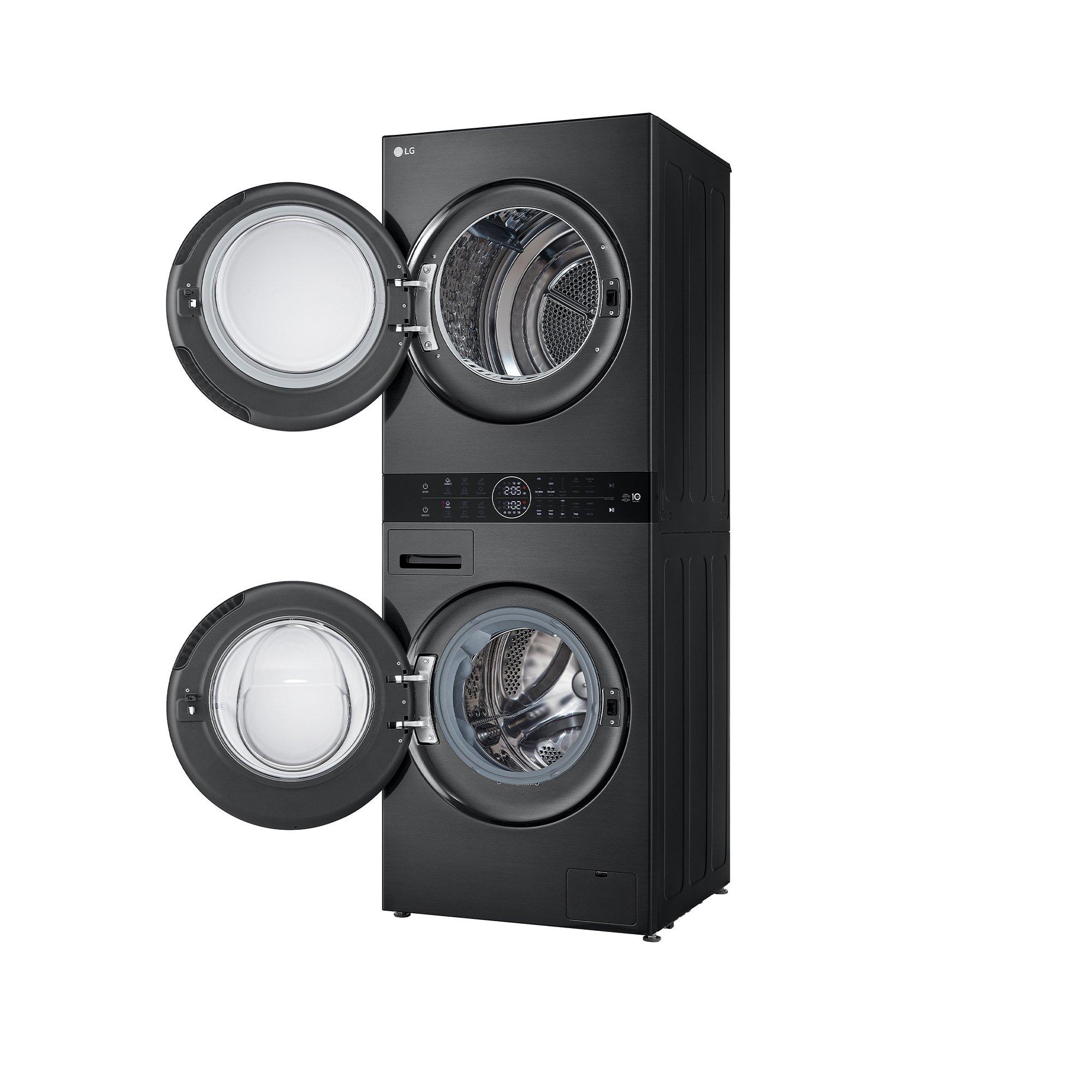 Black - LG - WT1210BBTN1 12KG / 10KG 1400 Wash Tower Black - 4