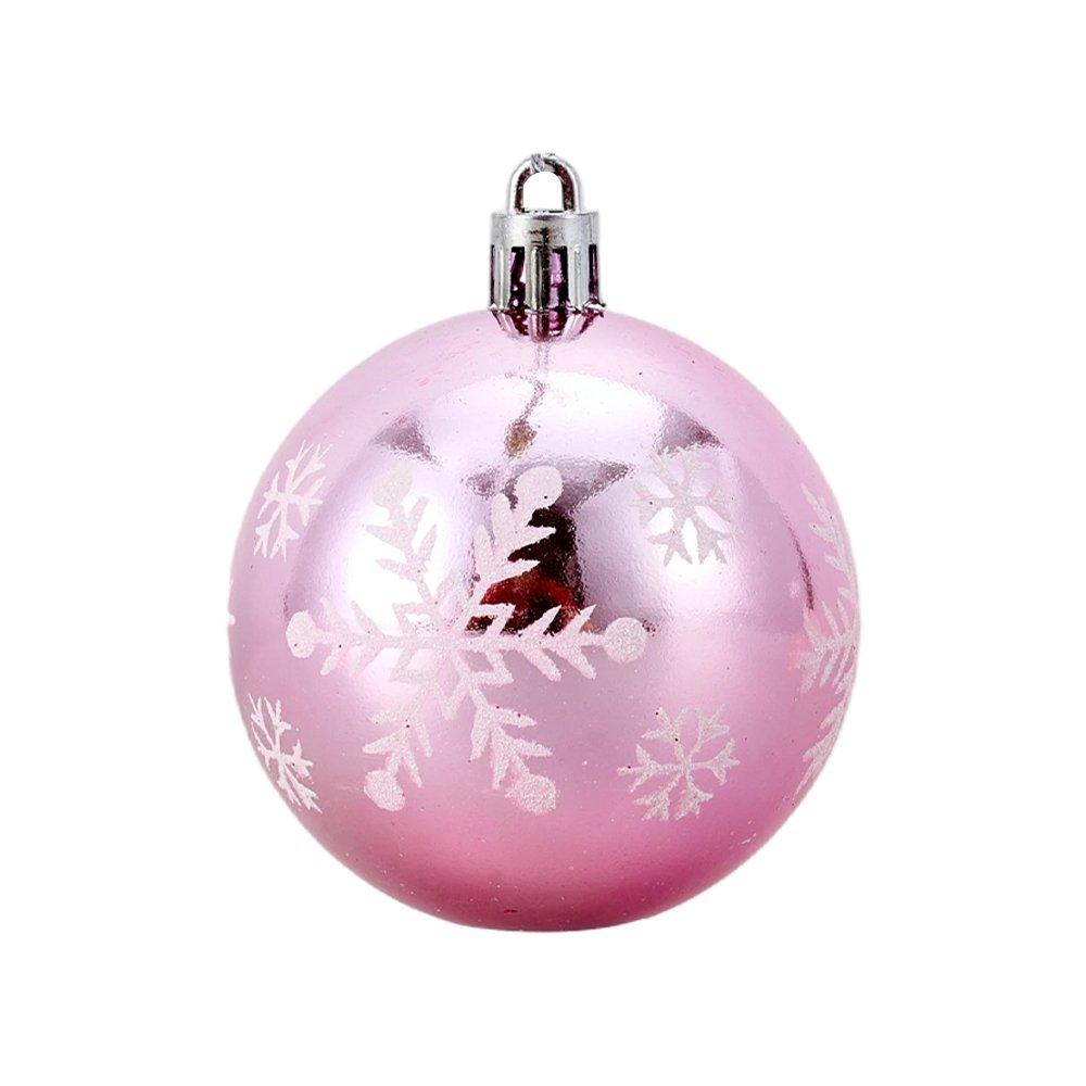 Pink/Blue - LIFE IDEAS - 72pcs Christmas Ornaments for Christmas Tree - 10