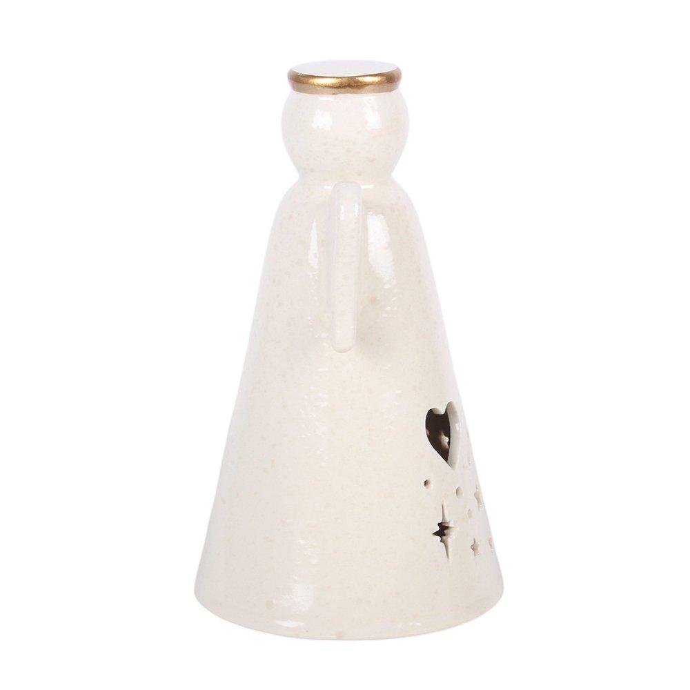 White - Something Different - Small LED Light Up Angel Decoration - 3