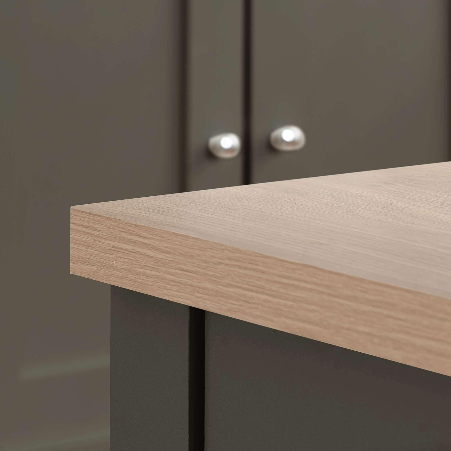 Grey - Birlea - Highgate 2 Drawer Coffee Table - 3