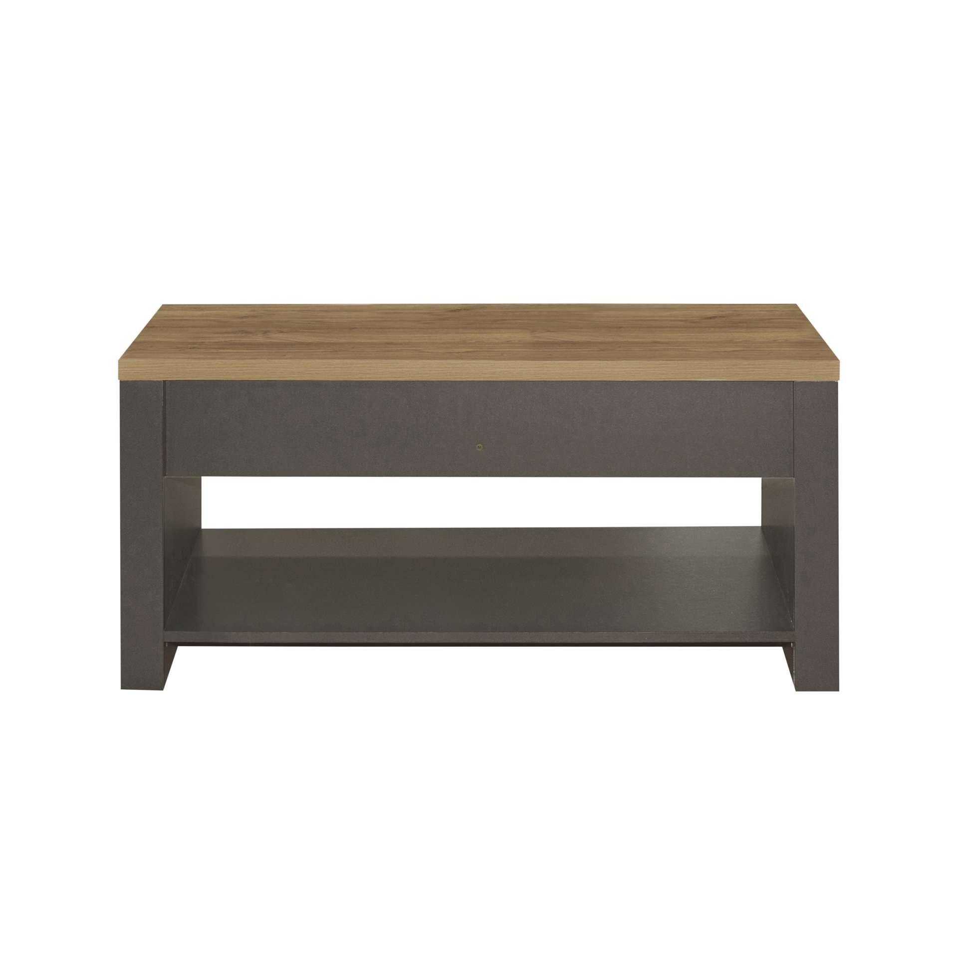 Grey - Birlea - Highgate 2 Drawer Coffee Table - 6