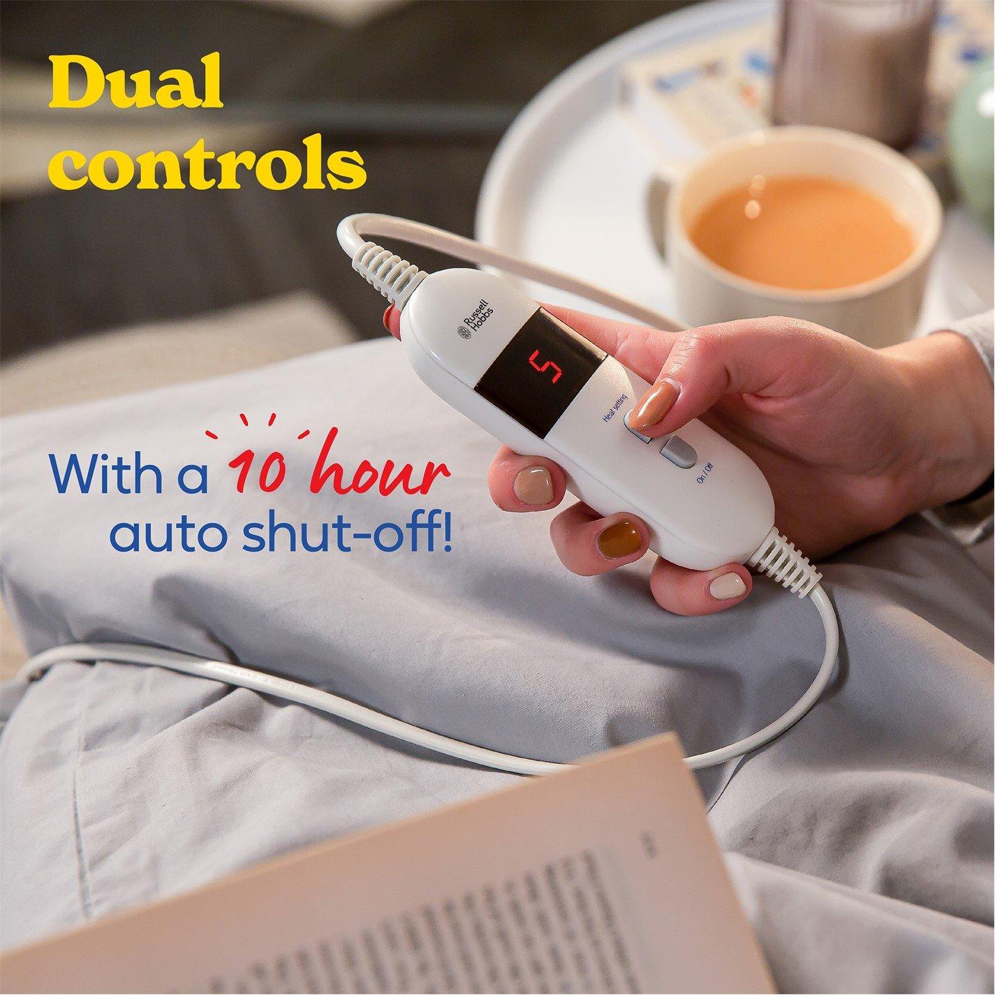 White - Russell Hobbs - RHBDB8004 Electric Blanket Double - 2