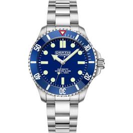 Depth Charge Stainless Steel Blue Dial Dive Watch