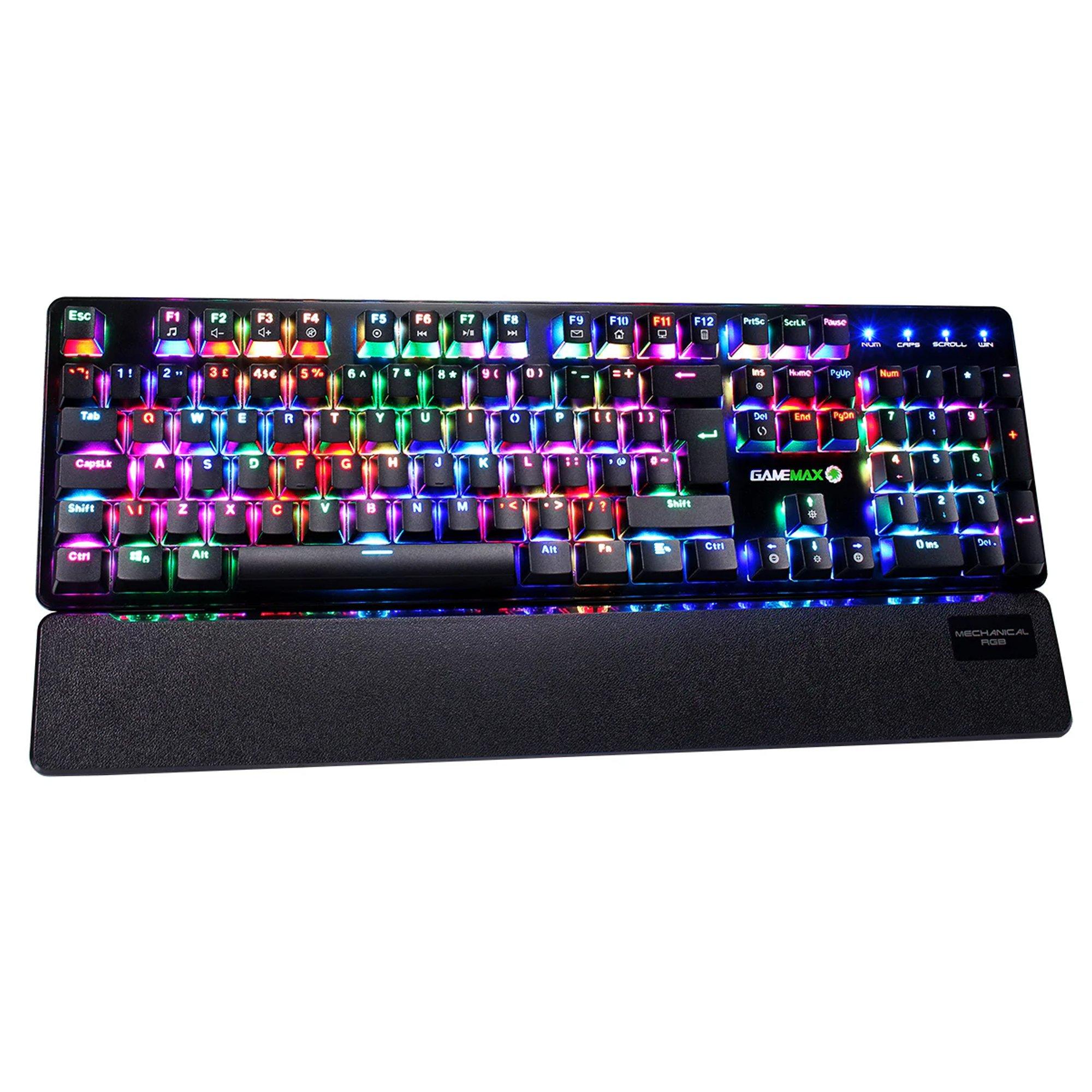 Gamemax  Game Max Strike Mechanical Rgb Keyboard - Black