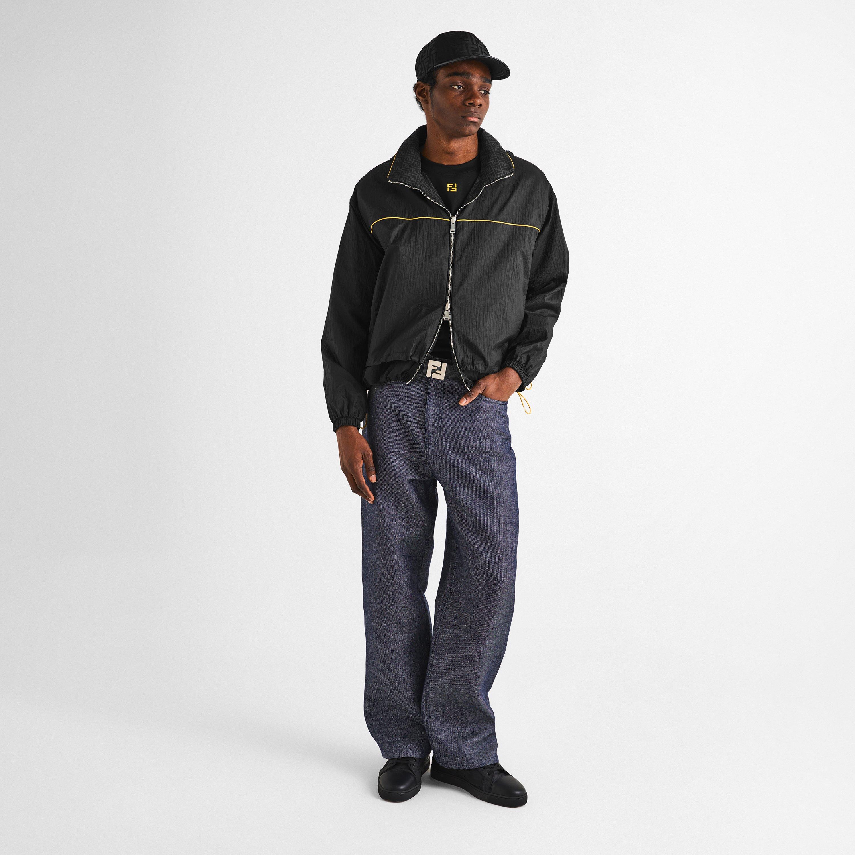 Black - Fendi - Men's FF Baseball Cap - 5