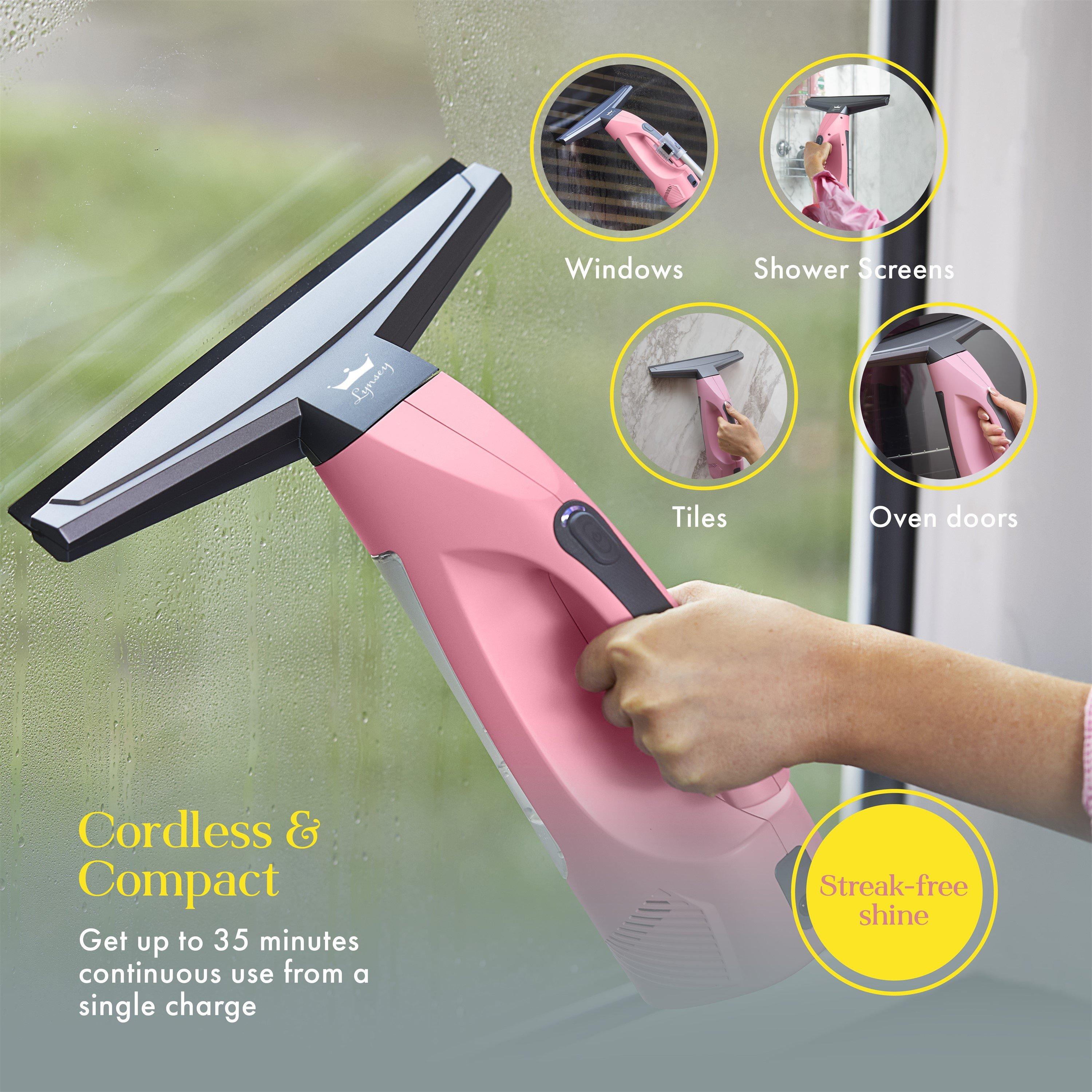 Pink - Swan - Lynseys Cleaning Range - Cordless Window Vacuum - 4