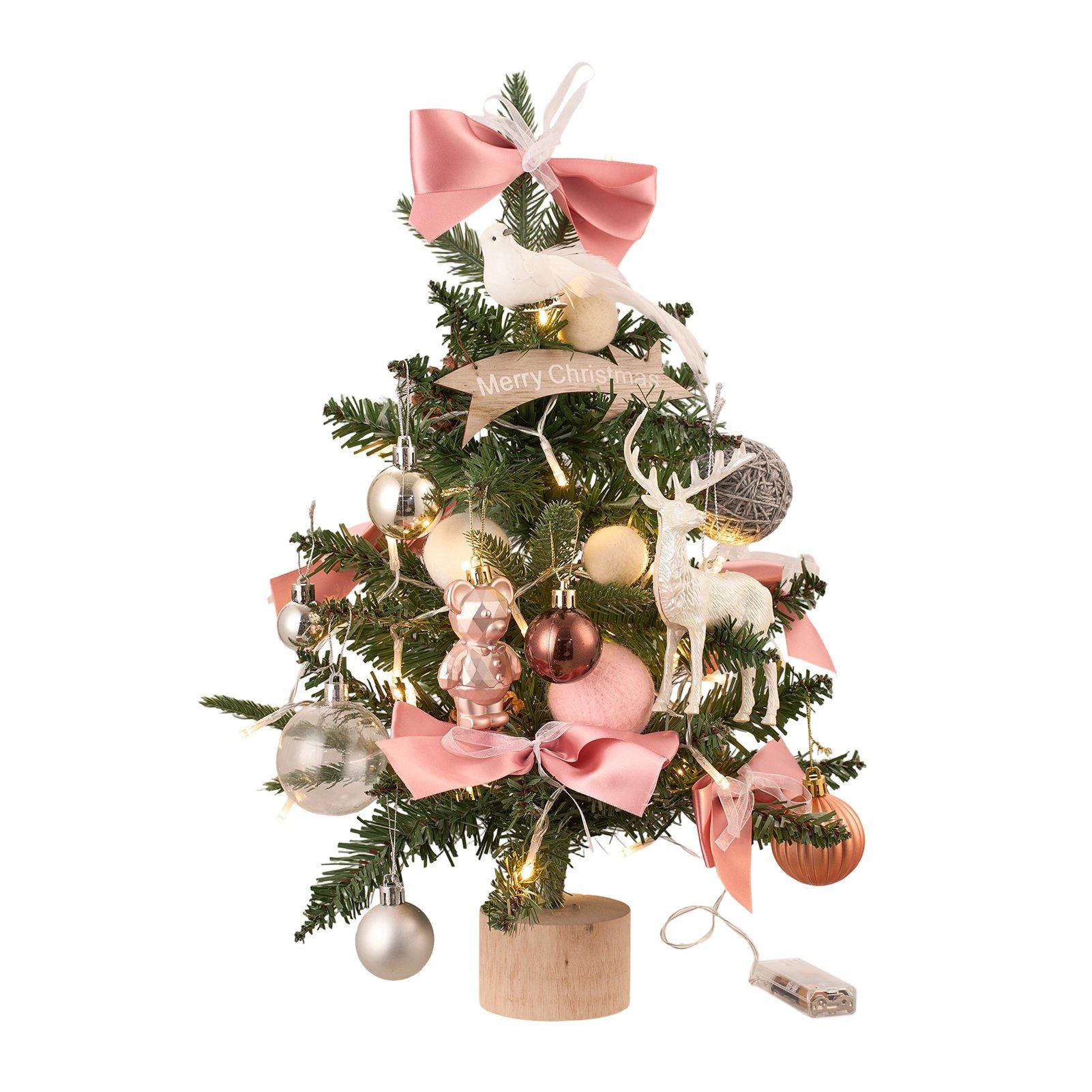 Pink - LIFE IDEAS - 45CM Mini Encrypted Christmas Tree - 4