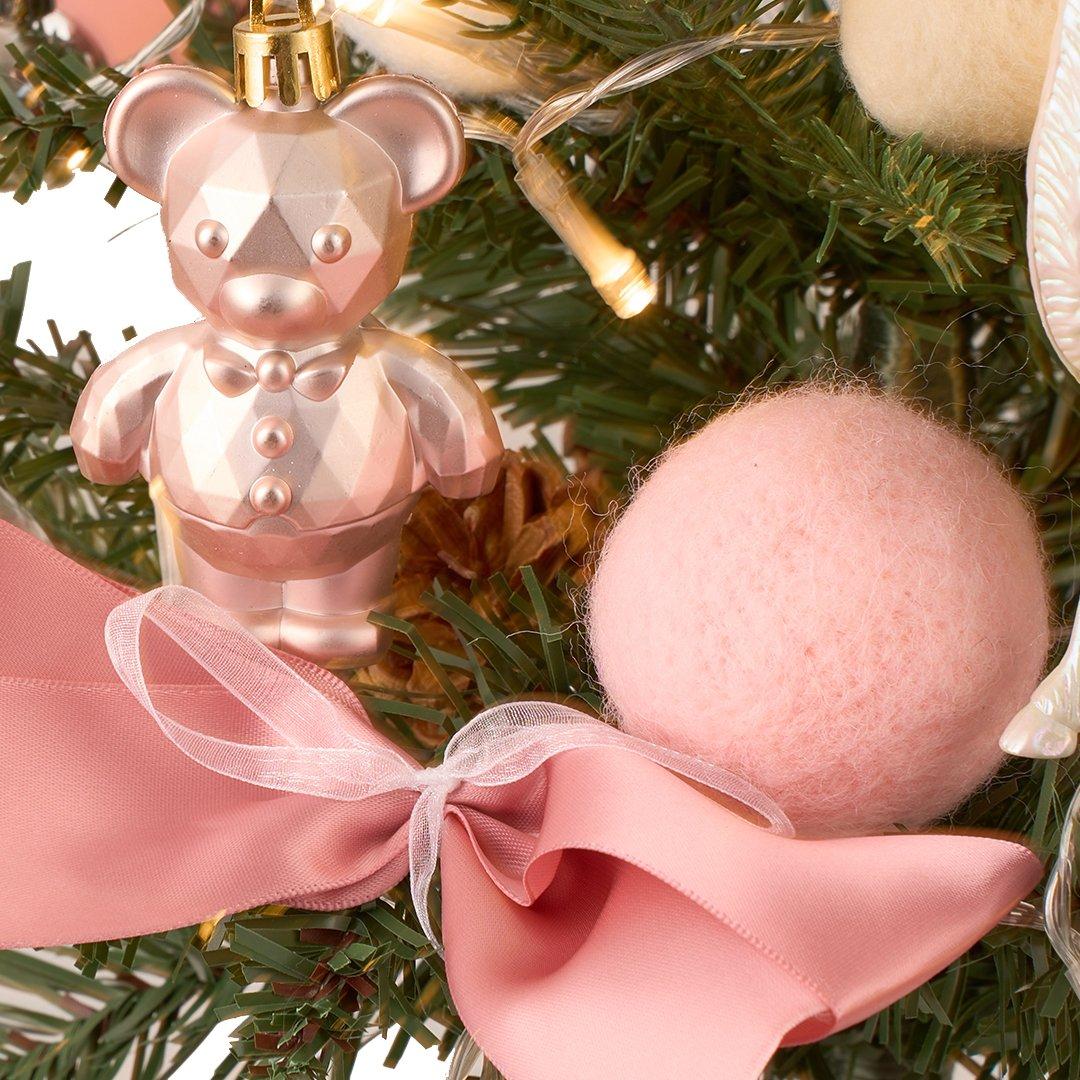 Pink - LIFE IDEAS - 45CM Mini Encrypted Christmas Tree - 5