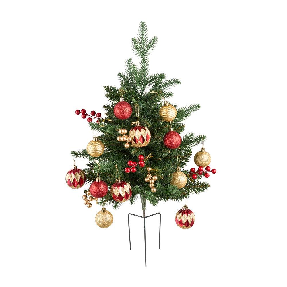 Green - LIFE IDEAS - 60cm PE Ground-Plug Christmas Tree - 1