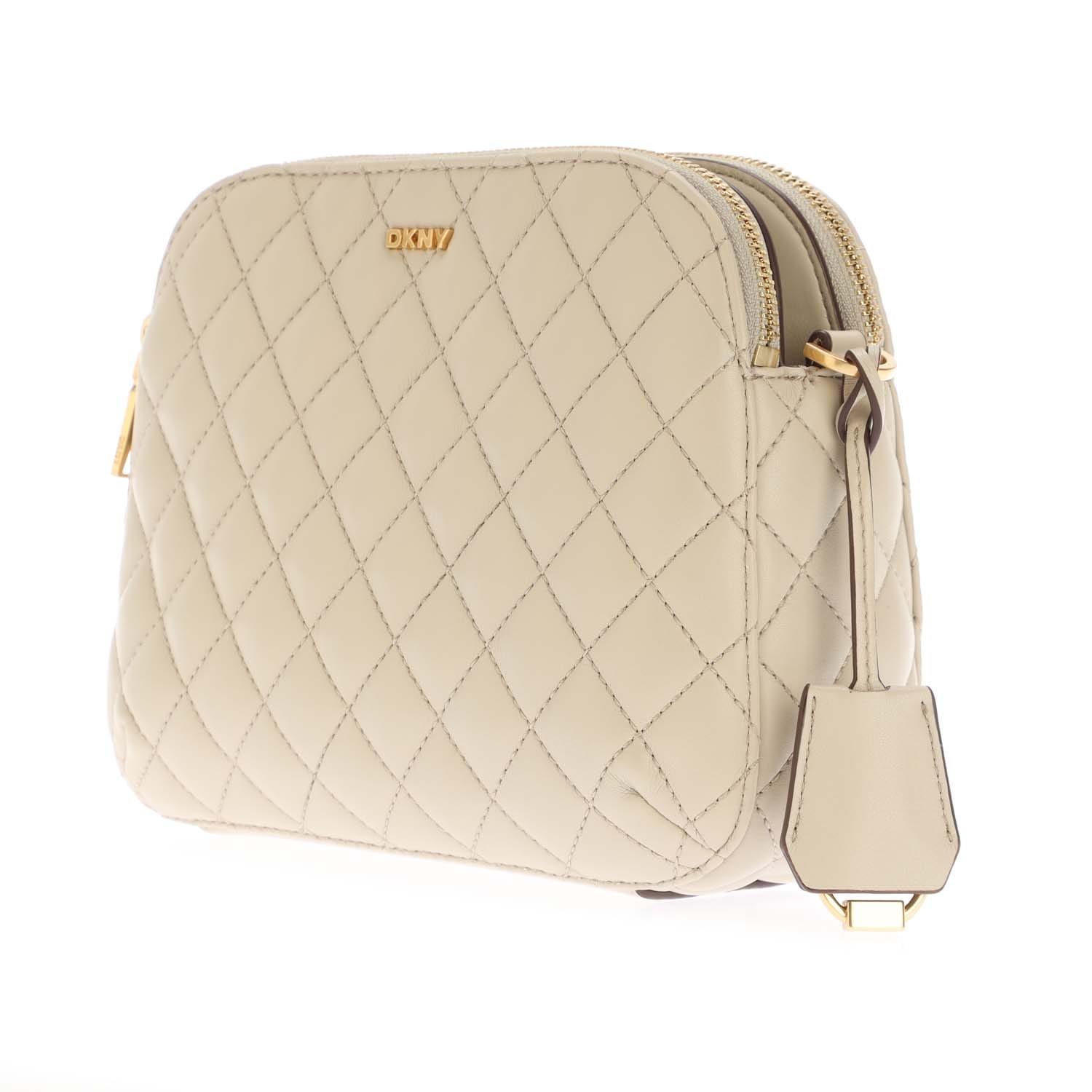 Grey - DKNY - Trina Double Zip Camera Crossbody Bag - 2