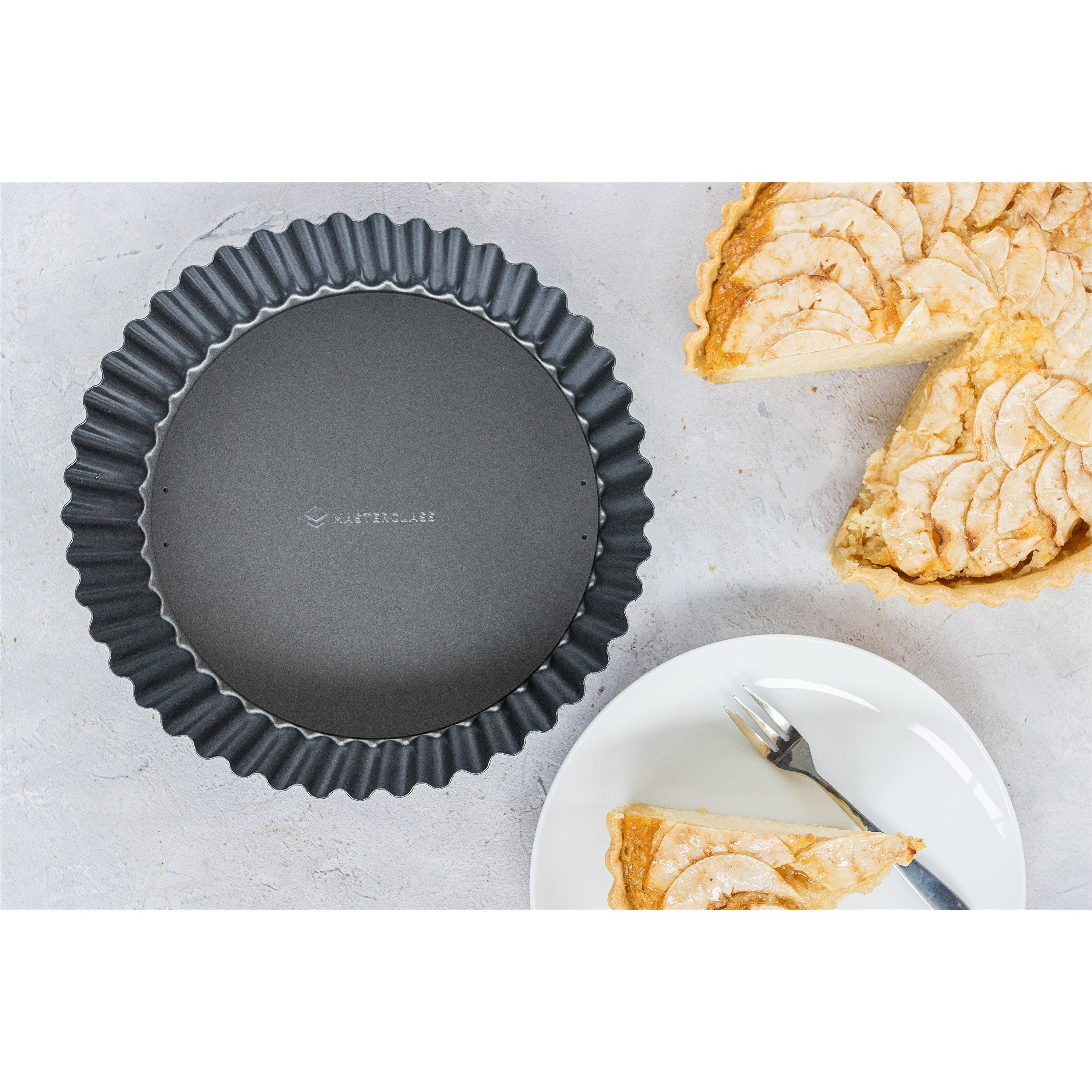 Black - MasterClass - MasterClass Non-Stick Extra Deep Fluted Flan Tin - 2