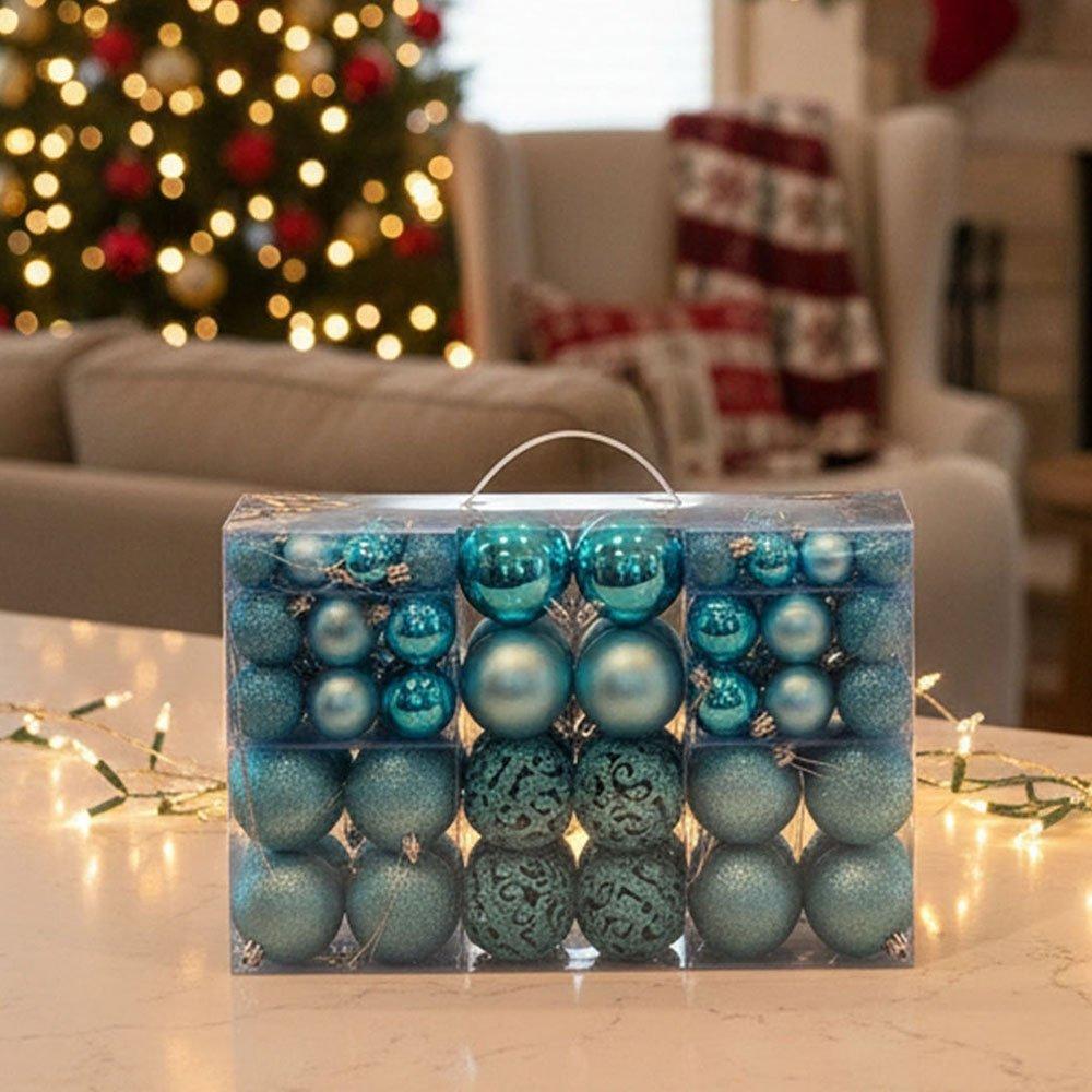 100pcs Christmas Bauble Ornaments