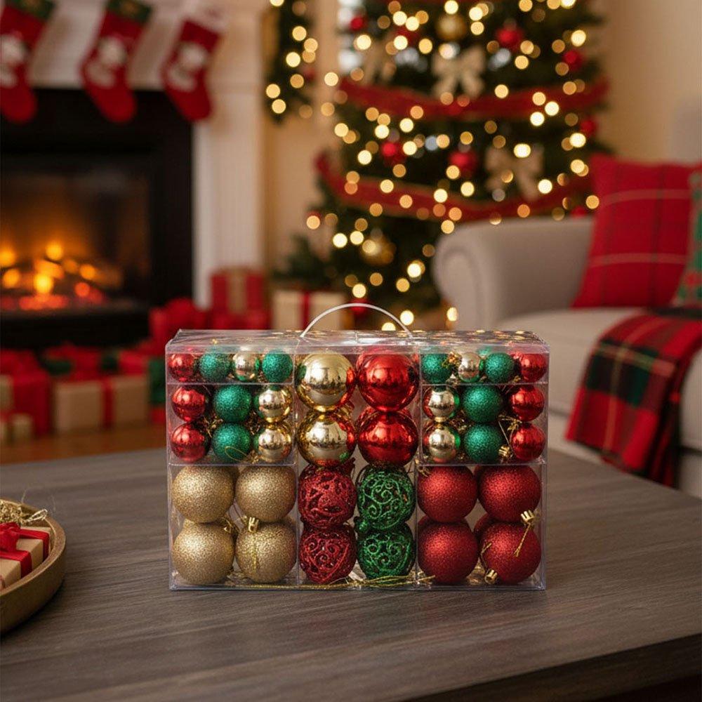 100pcs Christmas Bauble Ornaments