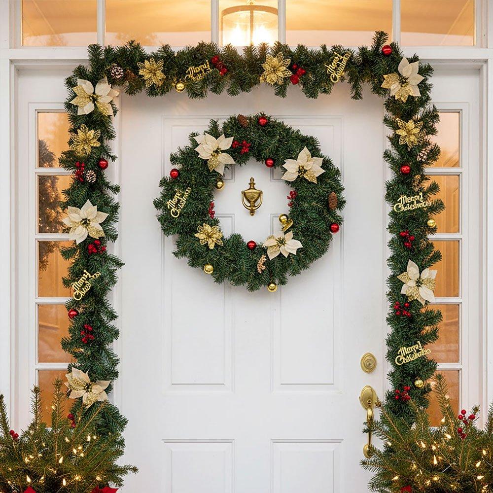 2.7m Artificial Christmas Garland Decorations