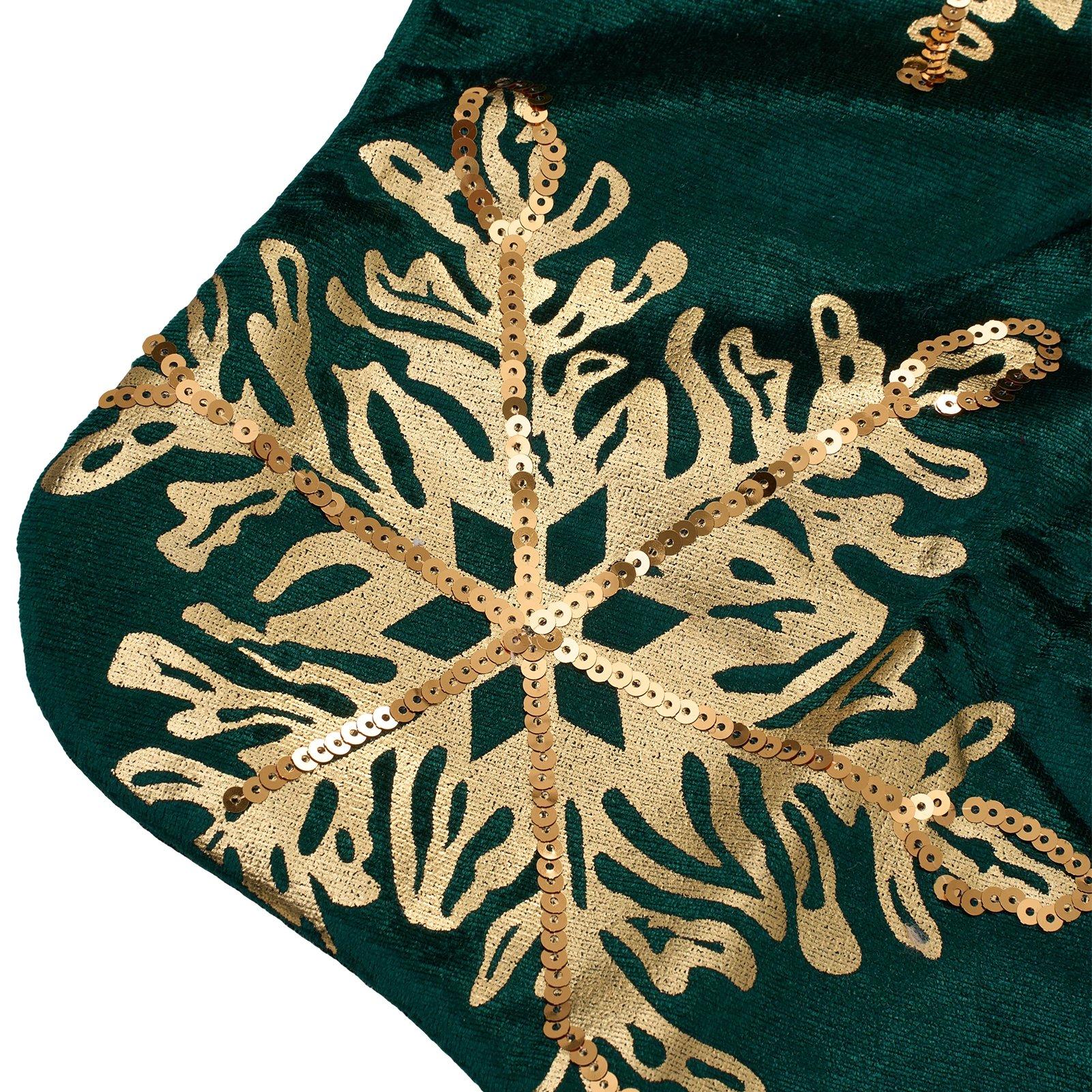 Multi - LIFE IDEAS - 3pcs Snowflake Christmas Stockings - 7