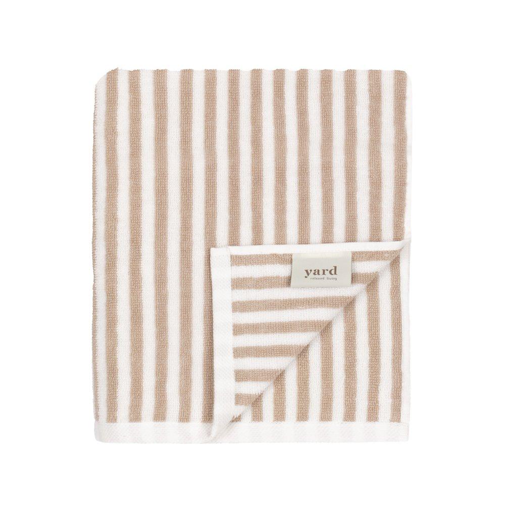 Natural - Yard - Hebden Striped 100% Cotton Towel - 2