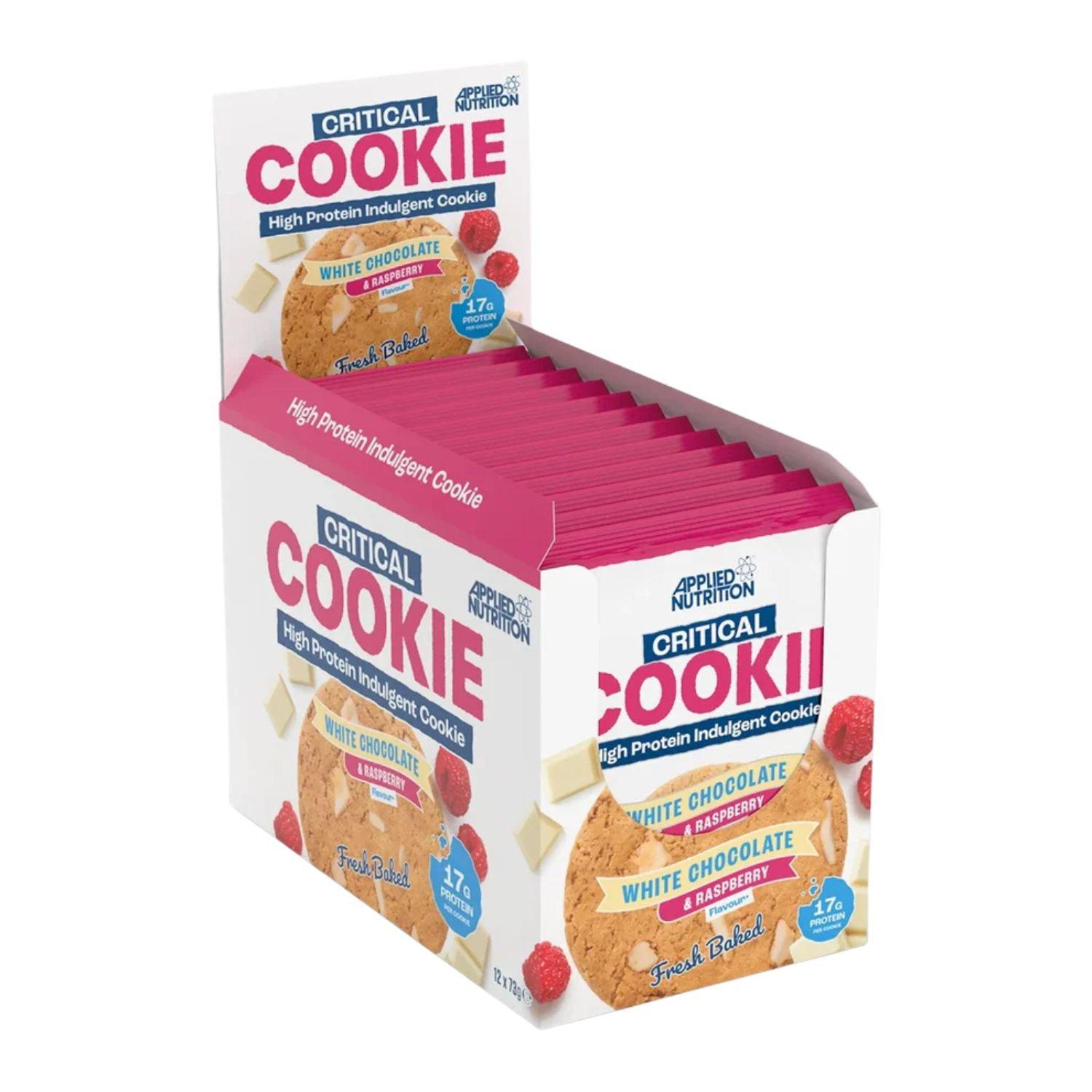 Applied Nutrition  Critical Cookie (12 X 85G Cookies) - White Chocolate - Pack of 12