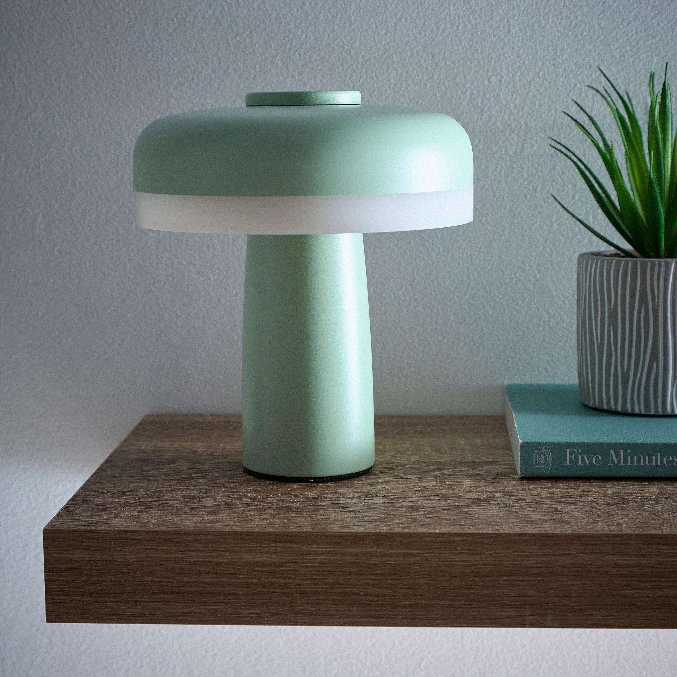 Green - K Living - Lyon Green Rechargeable Led Table Lamp - 1