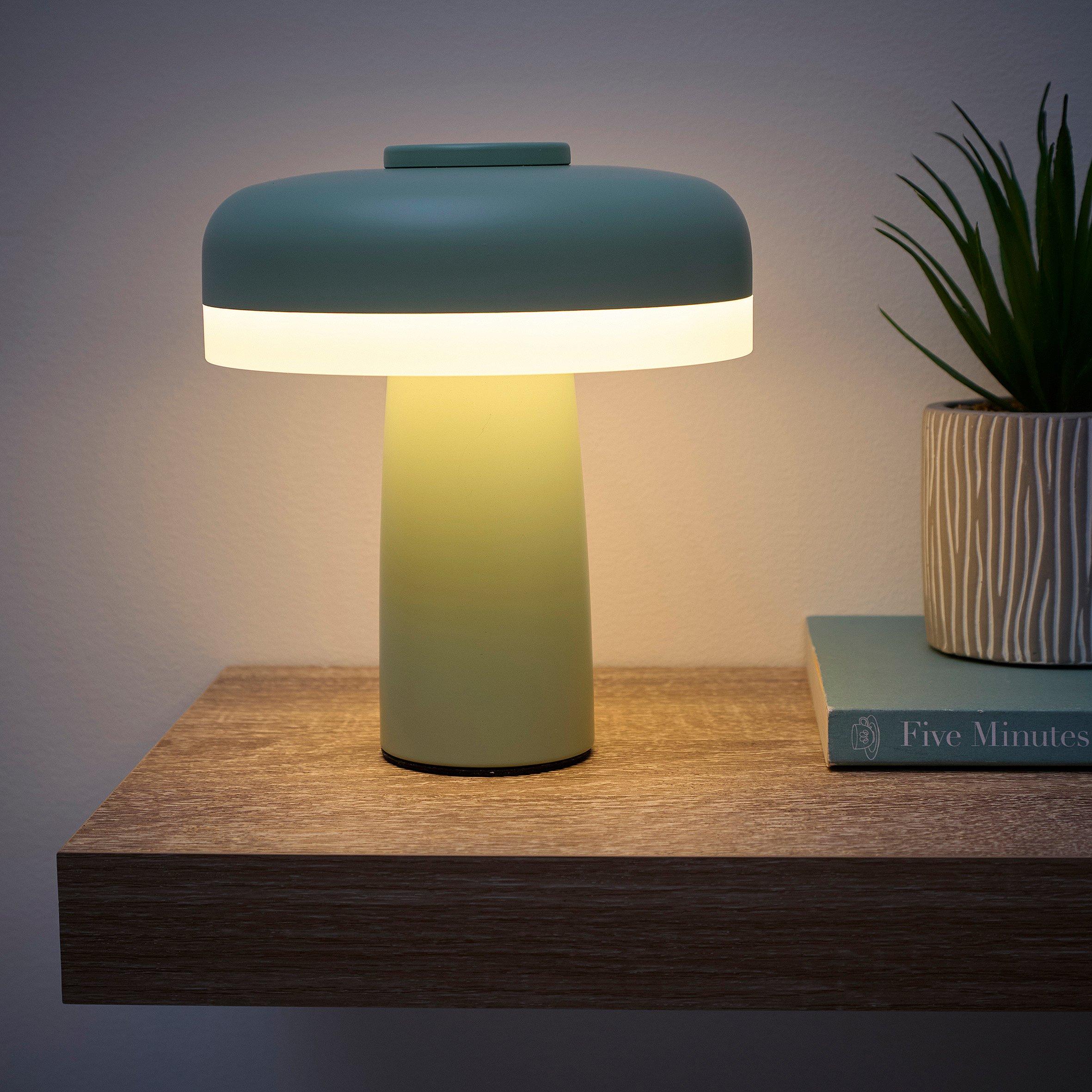 Green - K Living - Lyon Green Rechargeable Led Table Lamp - 2