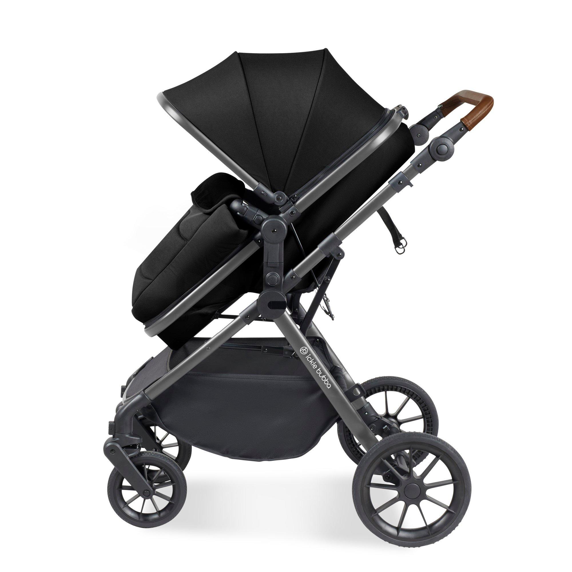 Gunmetal/Black/ - Ickle Bubba - Cosmo All-in-One i-Size Travel System - 7