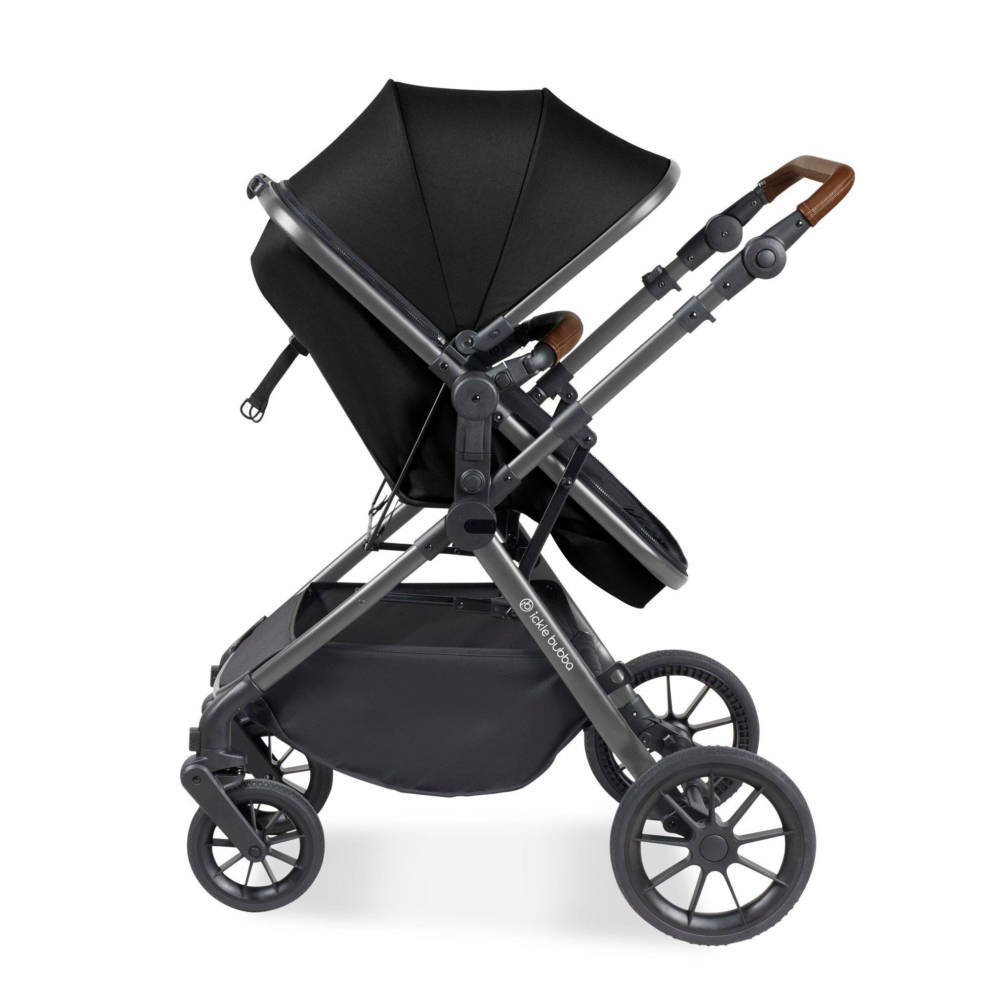 Gunmetal/Black/ - Ickle Bubba - Cosmo All-in-One i-Size Travel System - 8