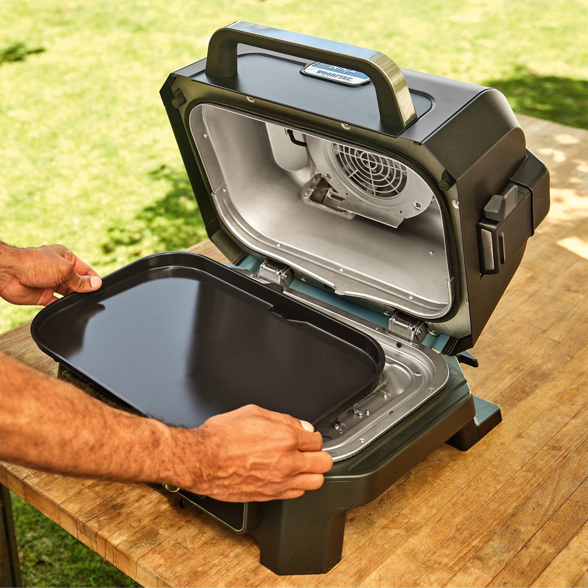 Black - Ninja - Woodfire XL Flat Plate XSKOGXLFPLTEU - 4