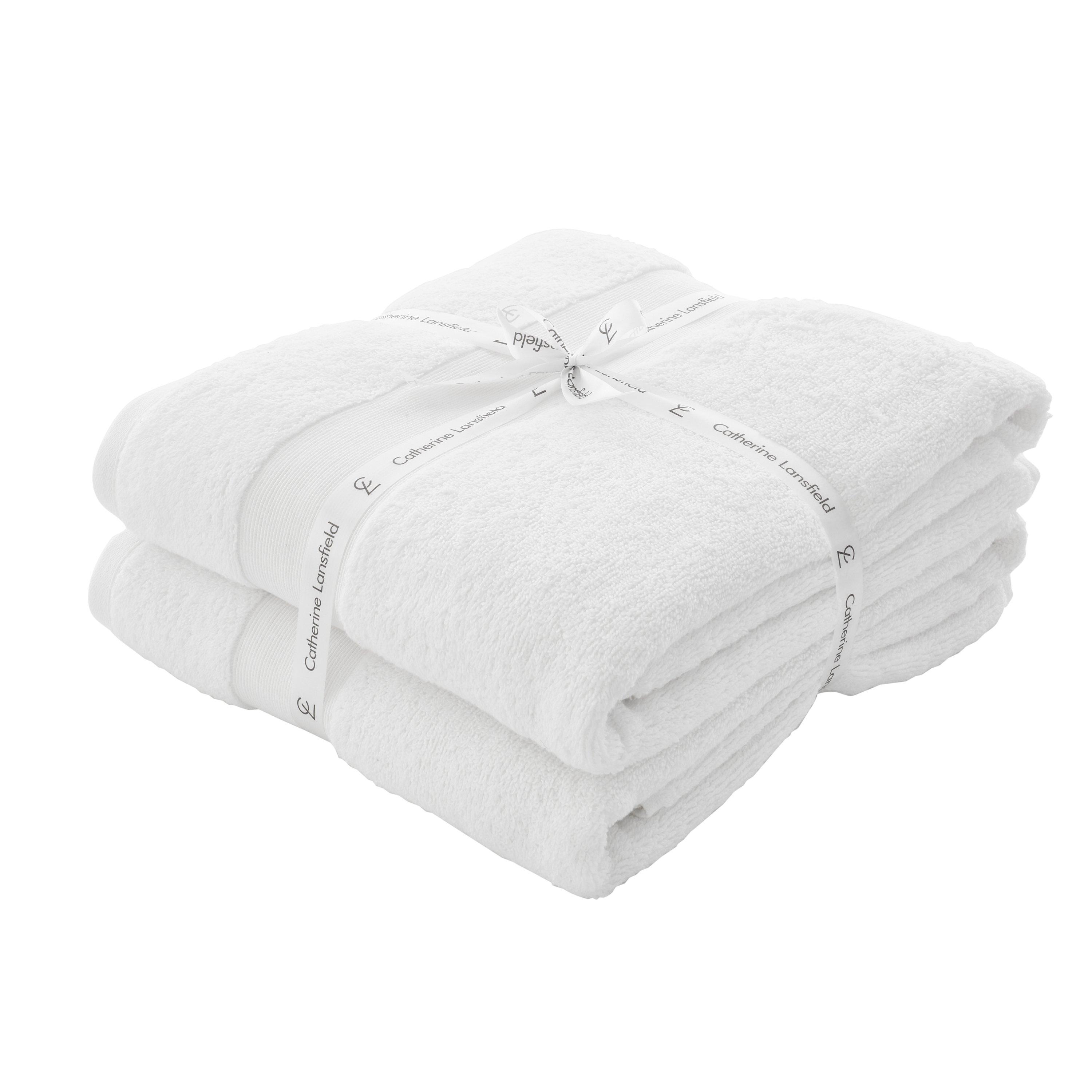 Anti-Bacterial Cotton Bath Sheet Pair