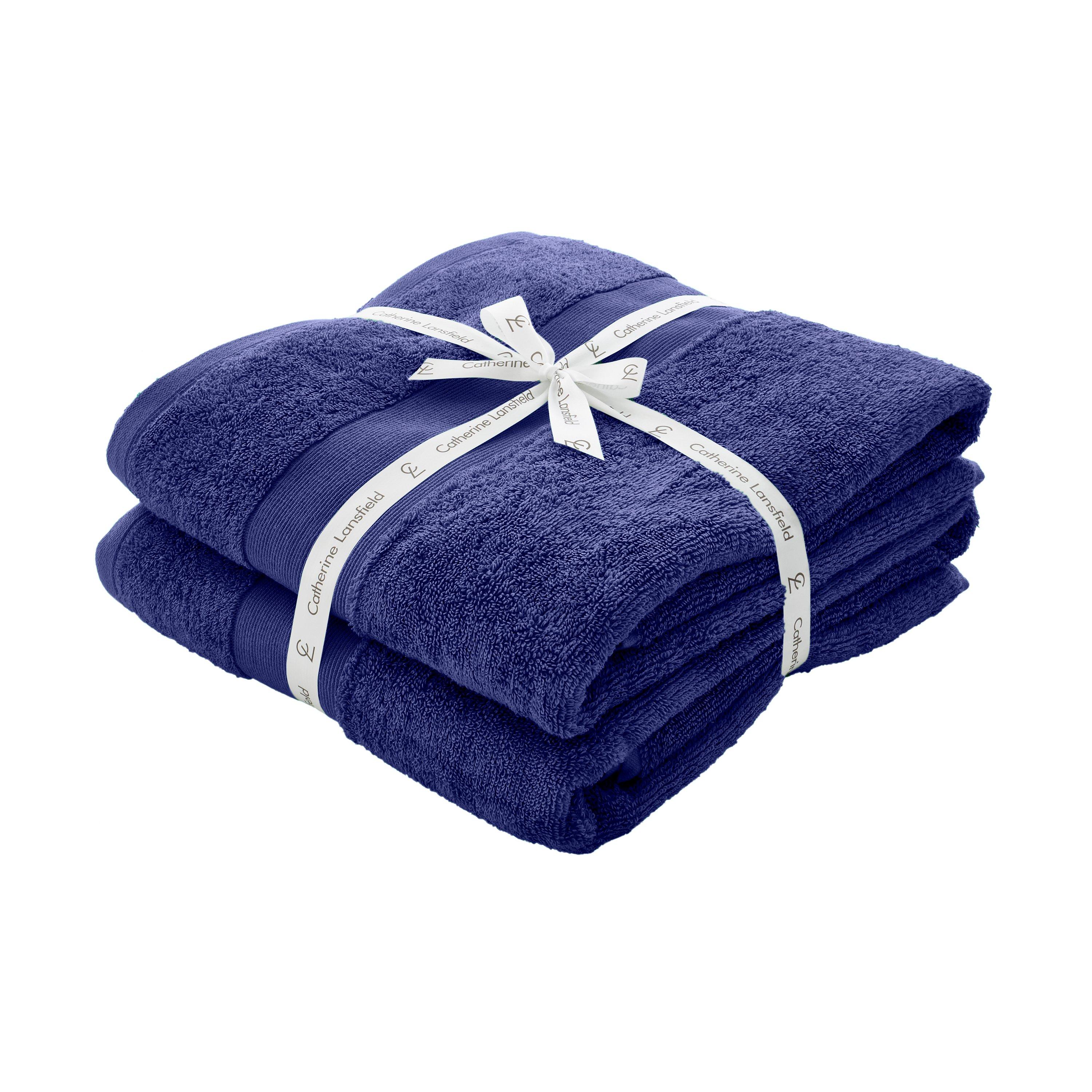 Anti-Bacterial Cotton Bath Sheet Pair