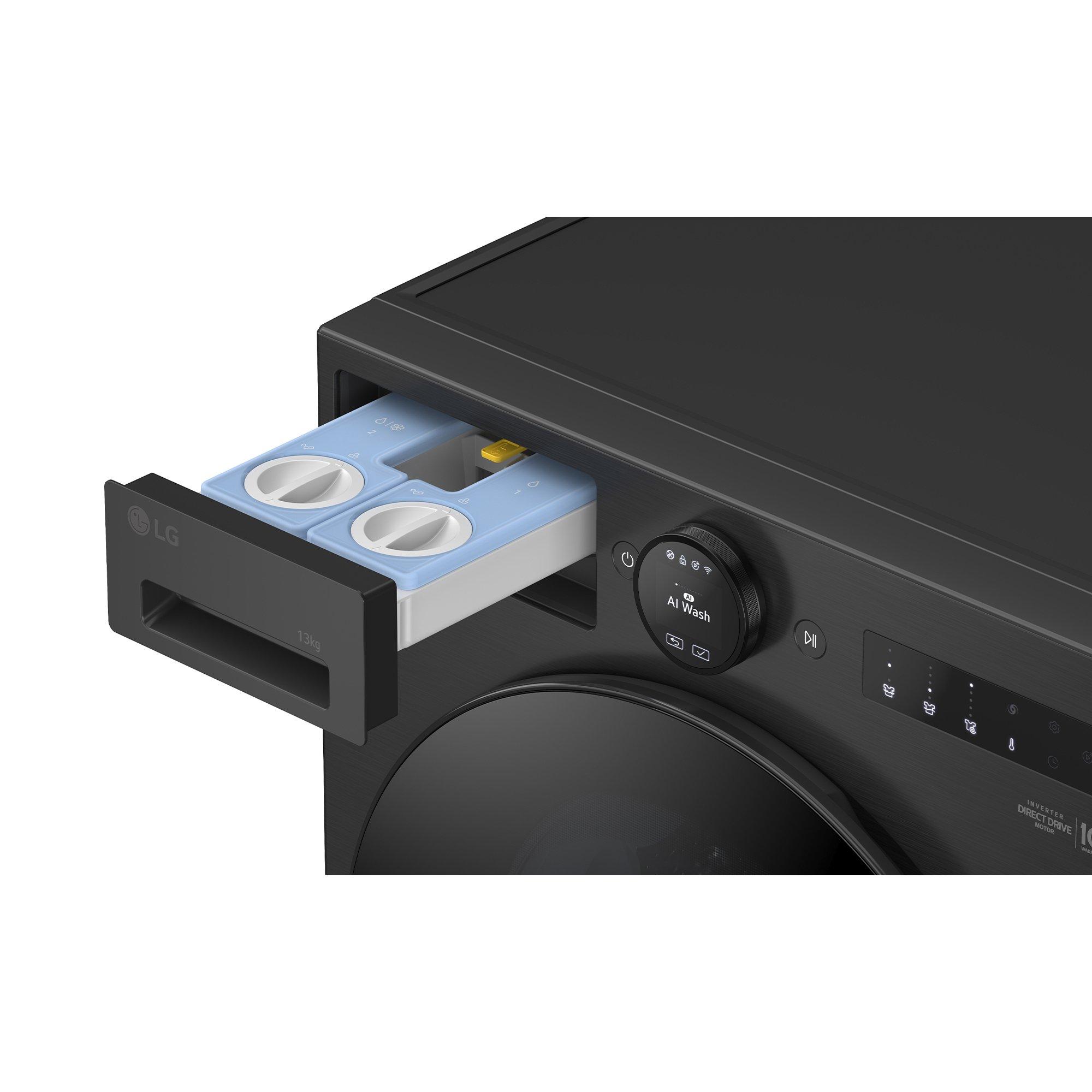 Essence Matte B - LG - 13KG 1400 Washing Machine Essence Matte Black - 6
