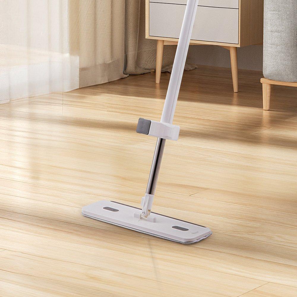 Grey & White - LIFE IDEAS - Hands-free Wet Dry Dual-use Mop - 1