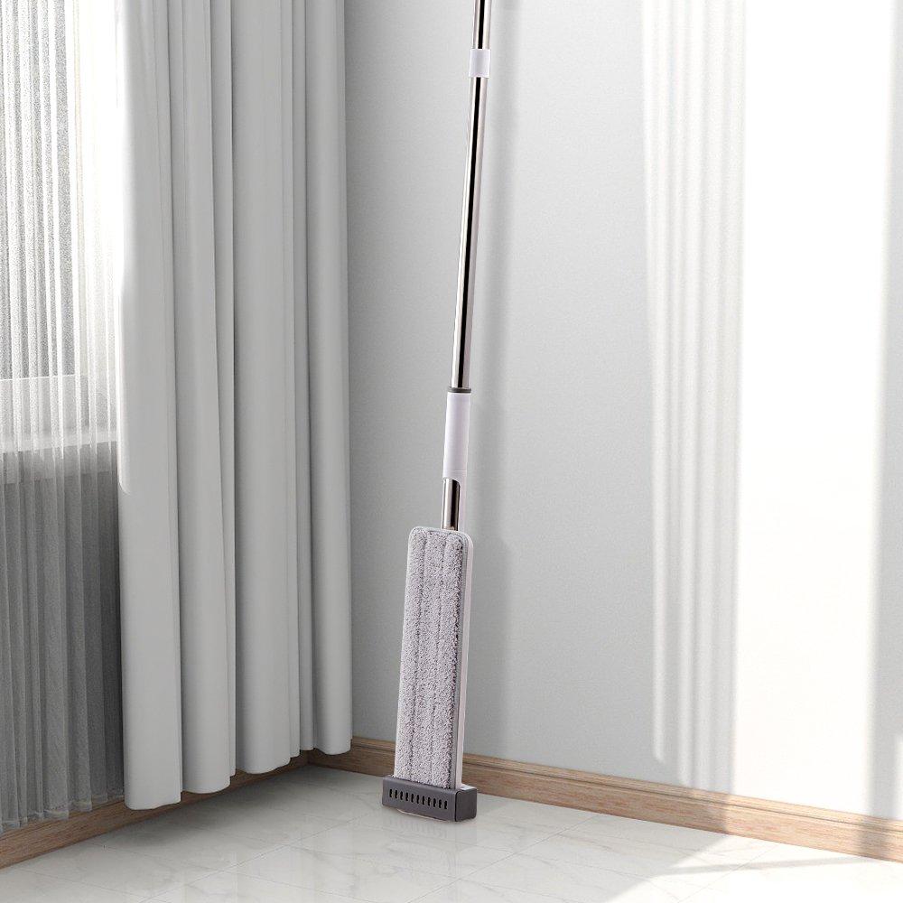 Grey & White - LIFE IDEAS - Hands-free Wet Dry Dual-use Mop - 2
