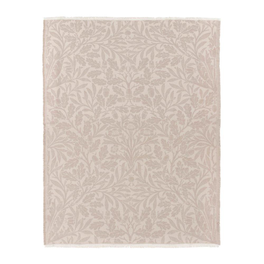 Stone - Morris and Co - Marigold Jacquard Throw - 4