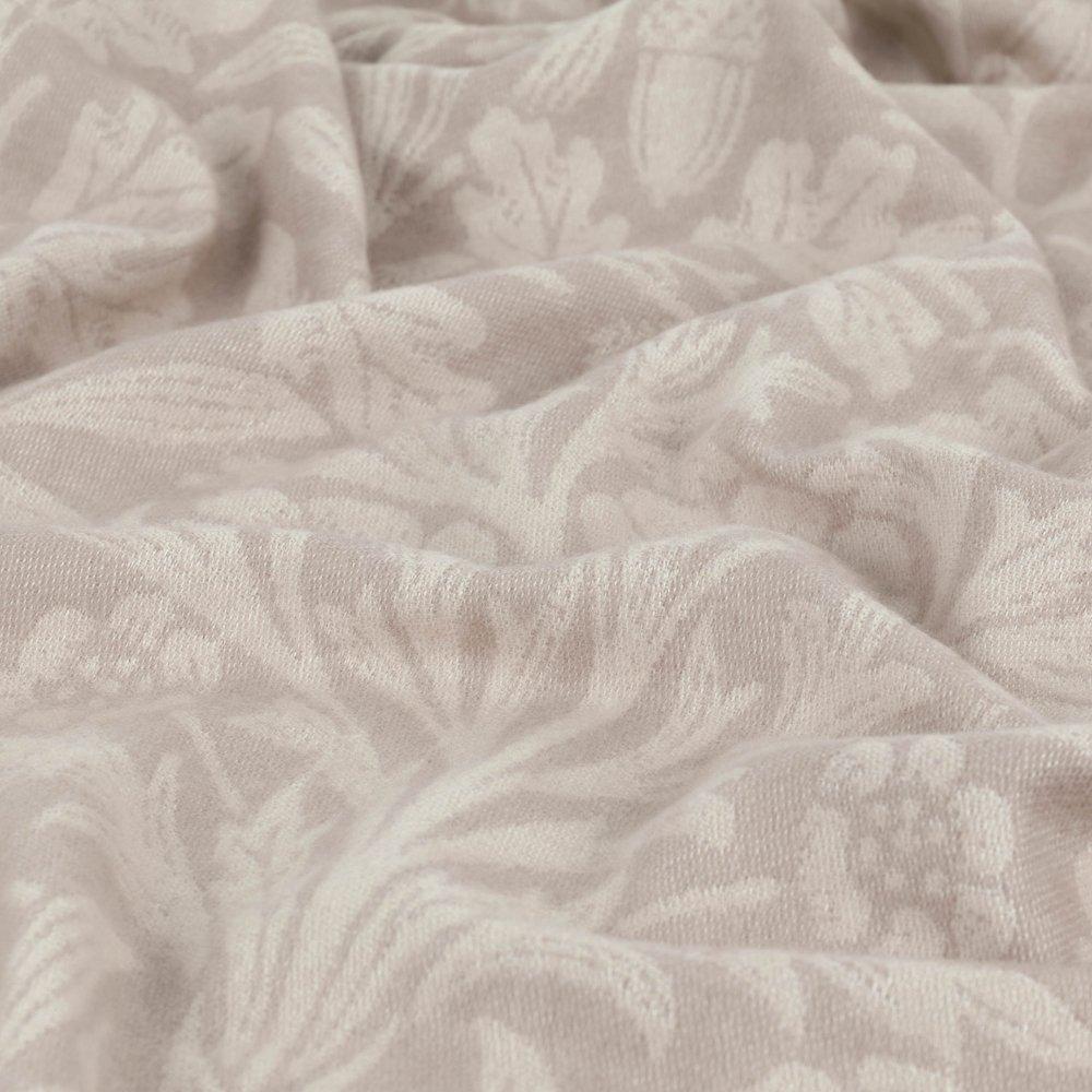 Stone - Morris and Co - Marigold Jacquard Throw - 6