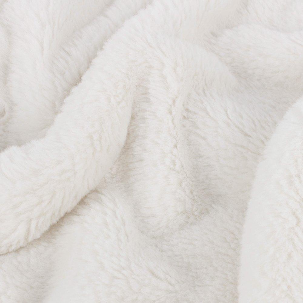 Ecru - Furn - Kallu Double-Sided Faux-Fur Throw - 4