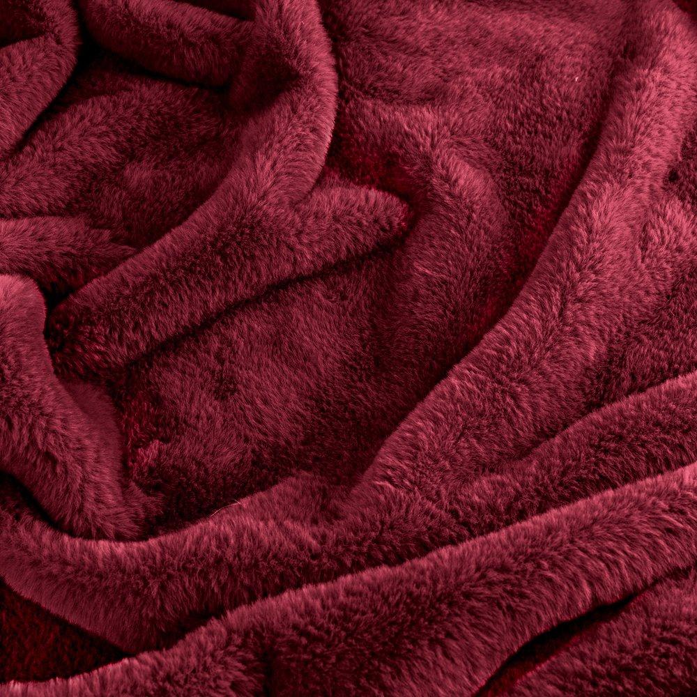 Berry - Furn - Kallu Double-Sided Faux-Fur Throw - 4