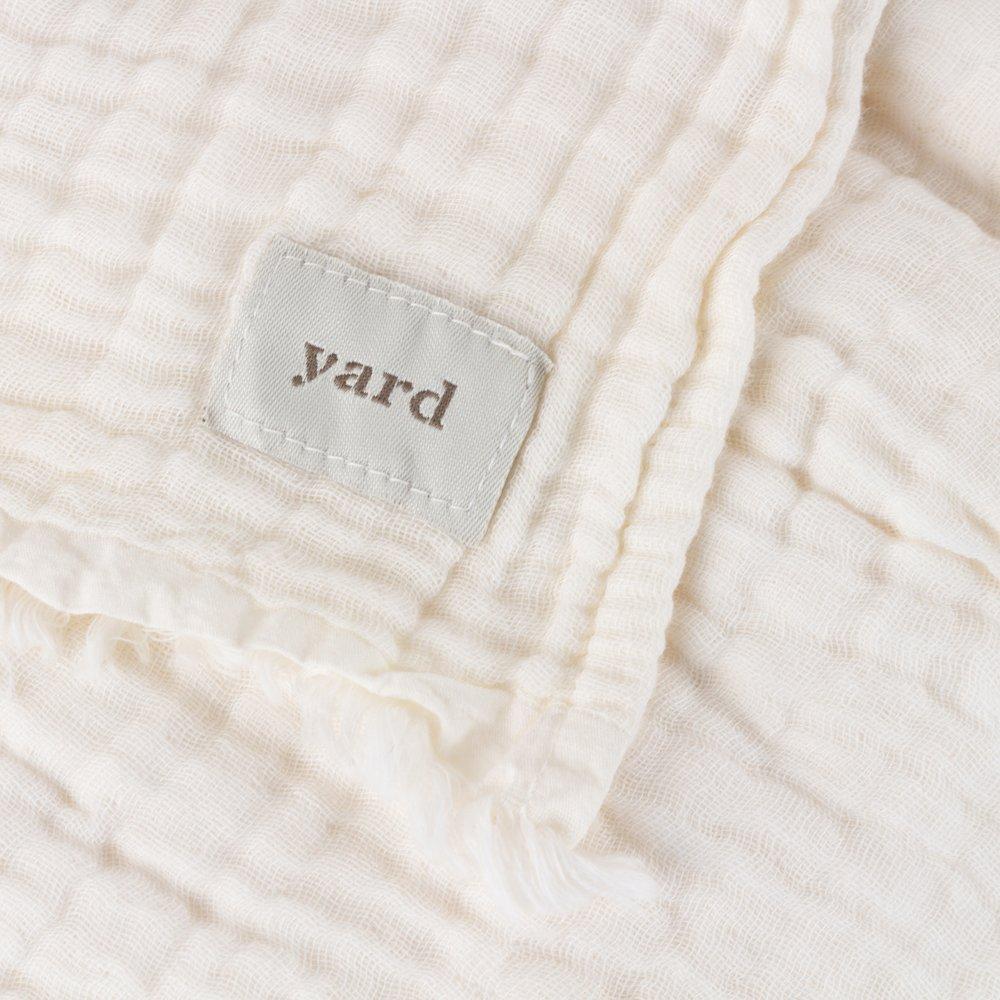 White - Yard - Lark Muslin Cotton Throw - 3