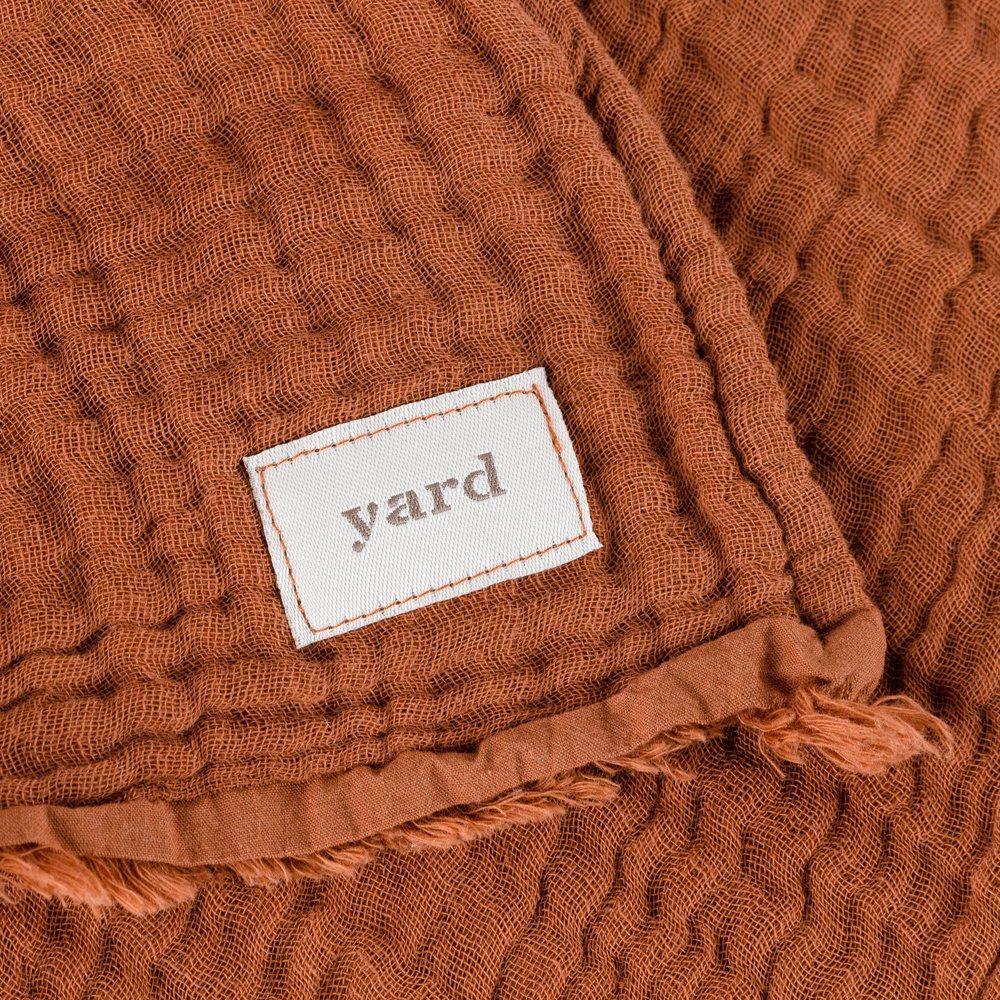 Pecan - Yard - Lark Muslin Cotton Throw - 3