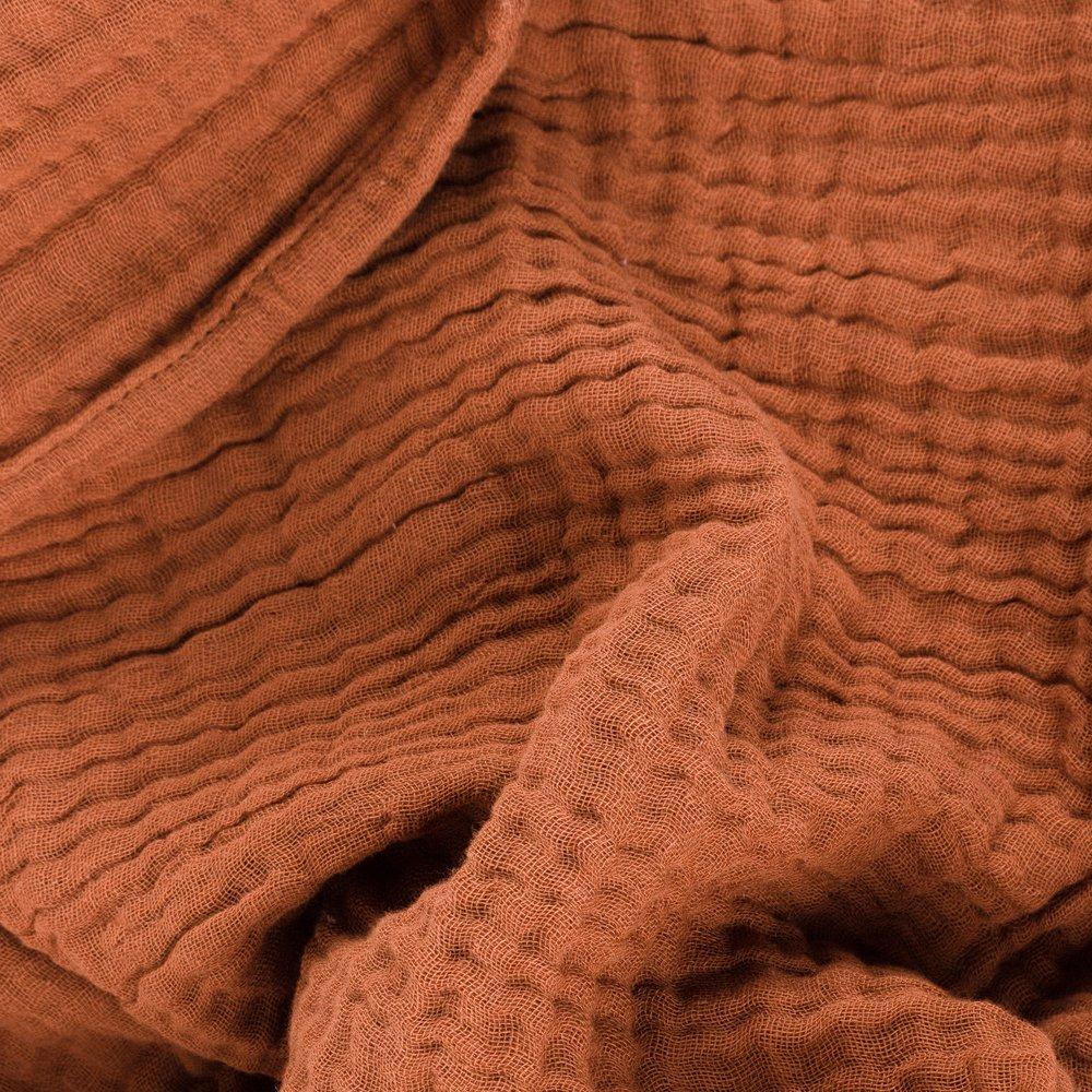 Pecan - Yard - Lark Muslin Cotton Throw - 4