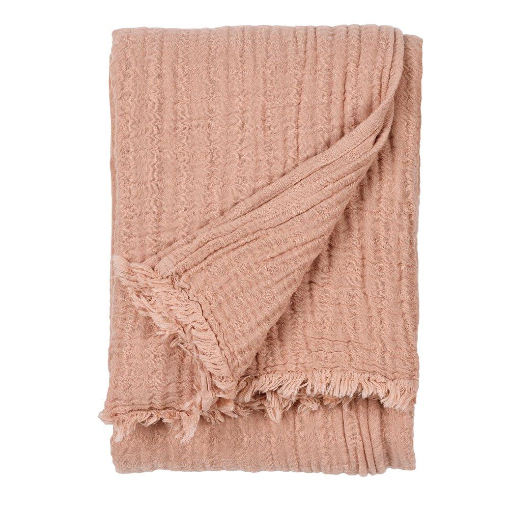 Pink Clay - Yard - Lark Muslin Cotton Throw - 2
