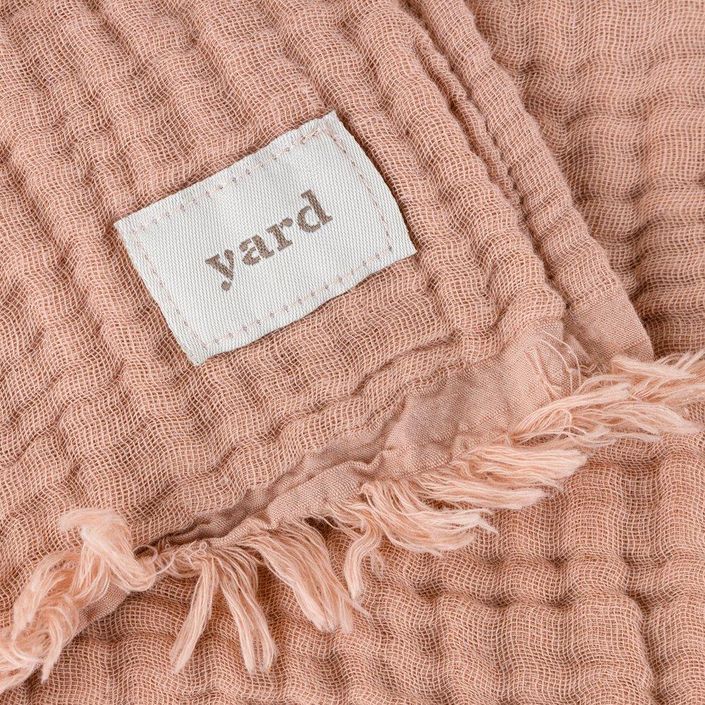 Pink Clay - Yard - Lark Muslin Cotton Throw - 3