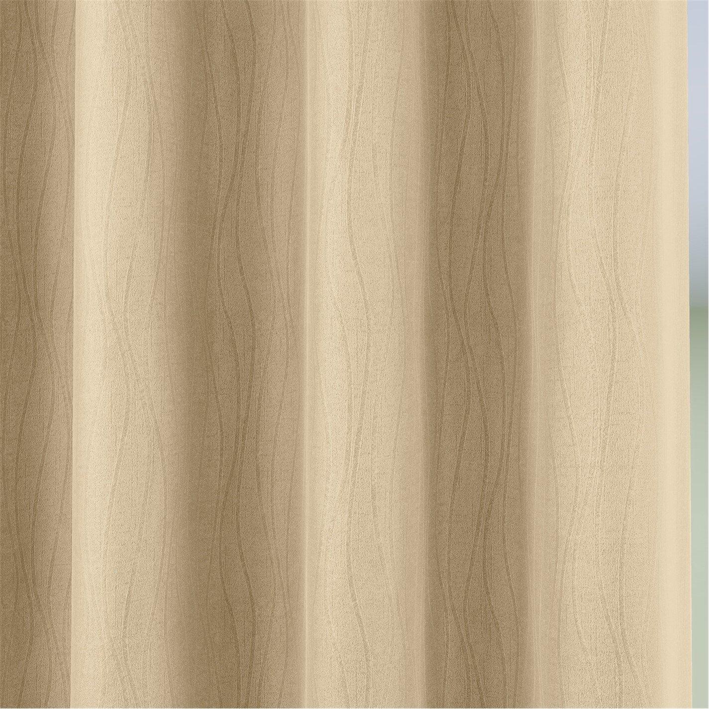 Cream - Enhanced Living - Goodwood Cream Thermal Blockout Eyelet Curtains - 2