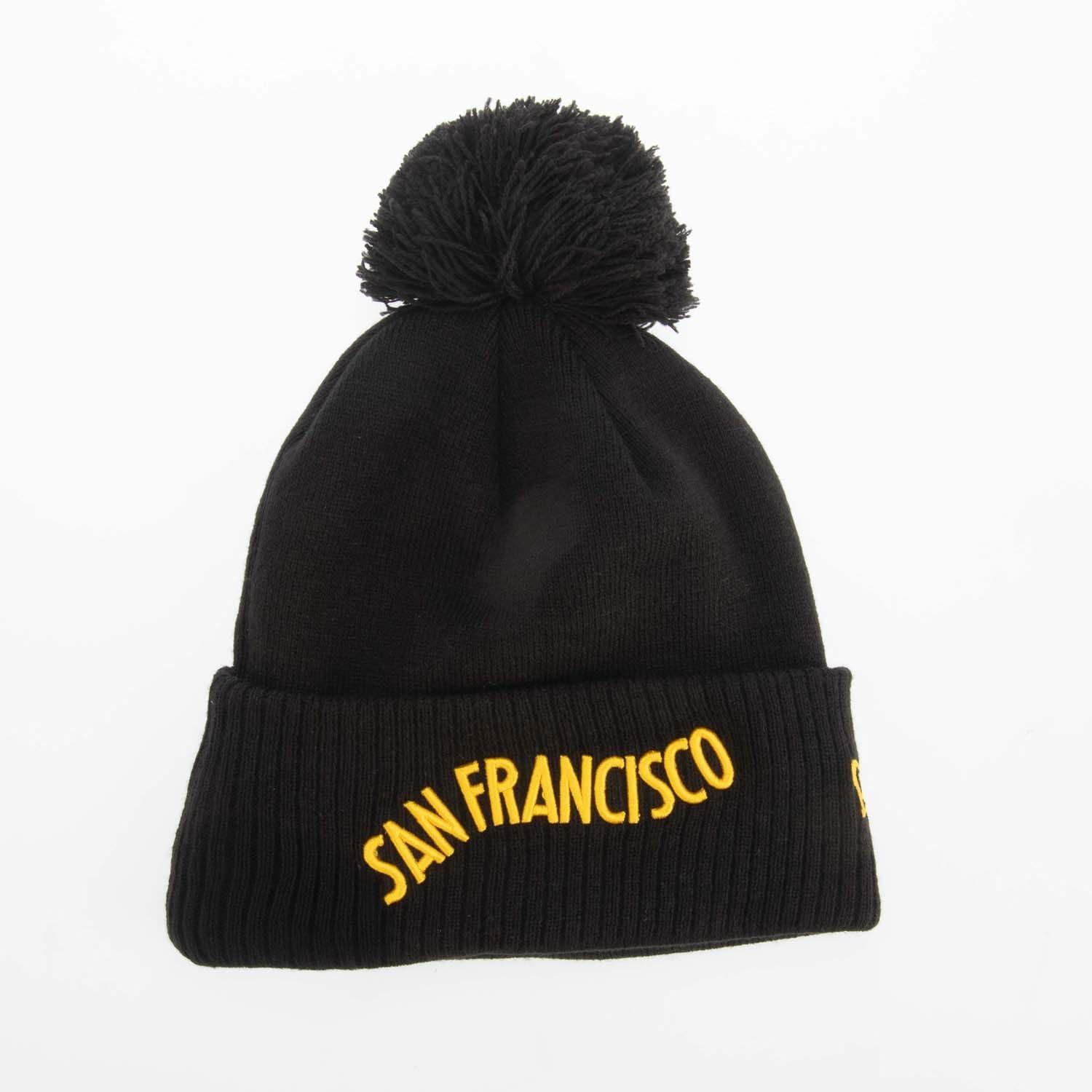 Black - New Era - Golden State Warriors NBA Knit Beanie - 1