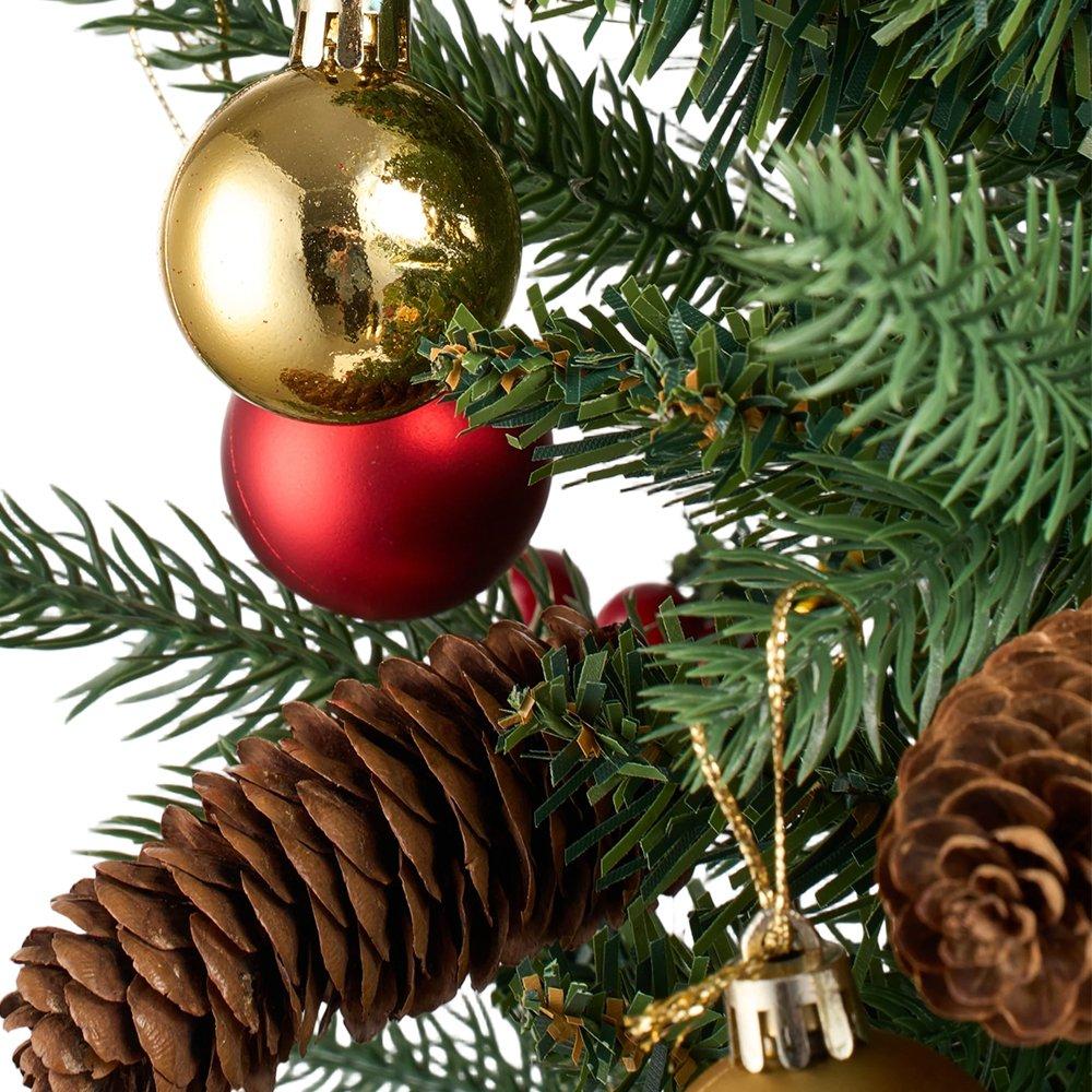 Green - LIFE IDEAS - Christmas Tree Ground Stake with Light and Timer - 3