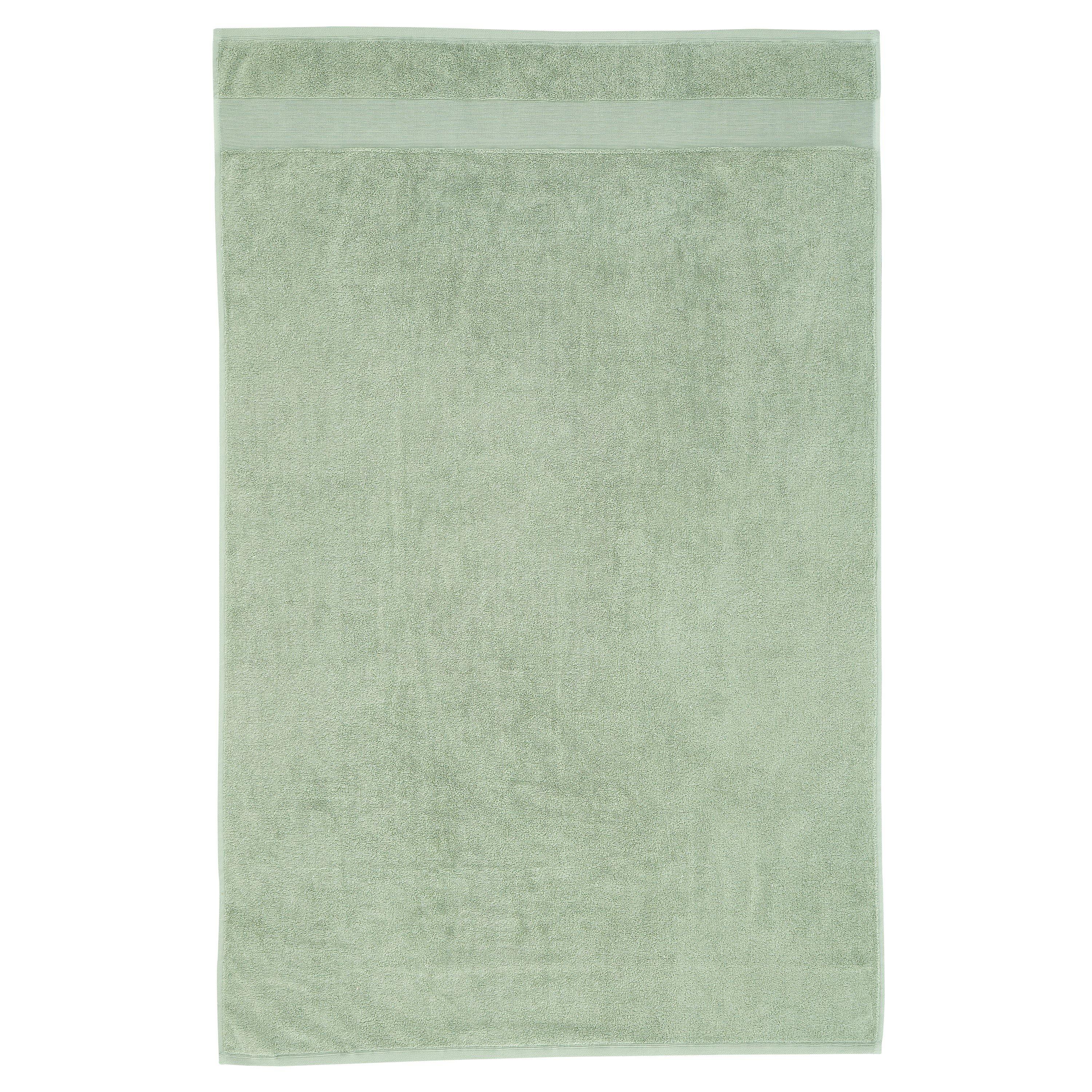 Sage Green - Catherine Lansfield - Anti-Bacterial Cotton Bath Sheet - 5