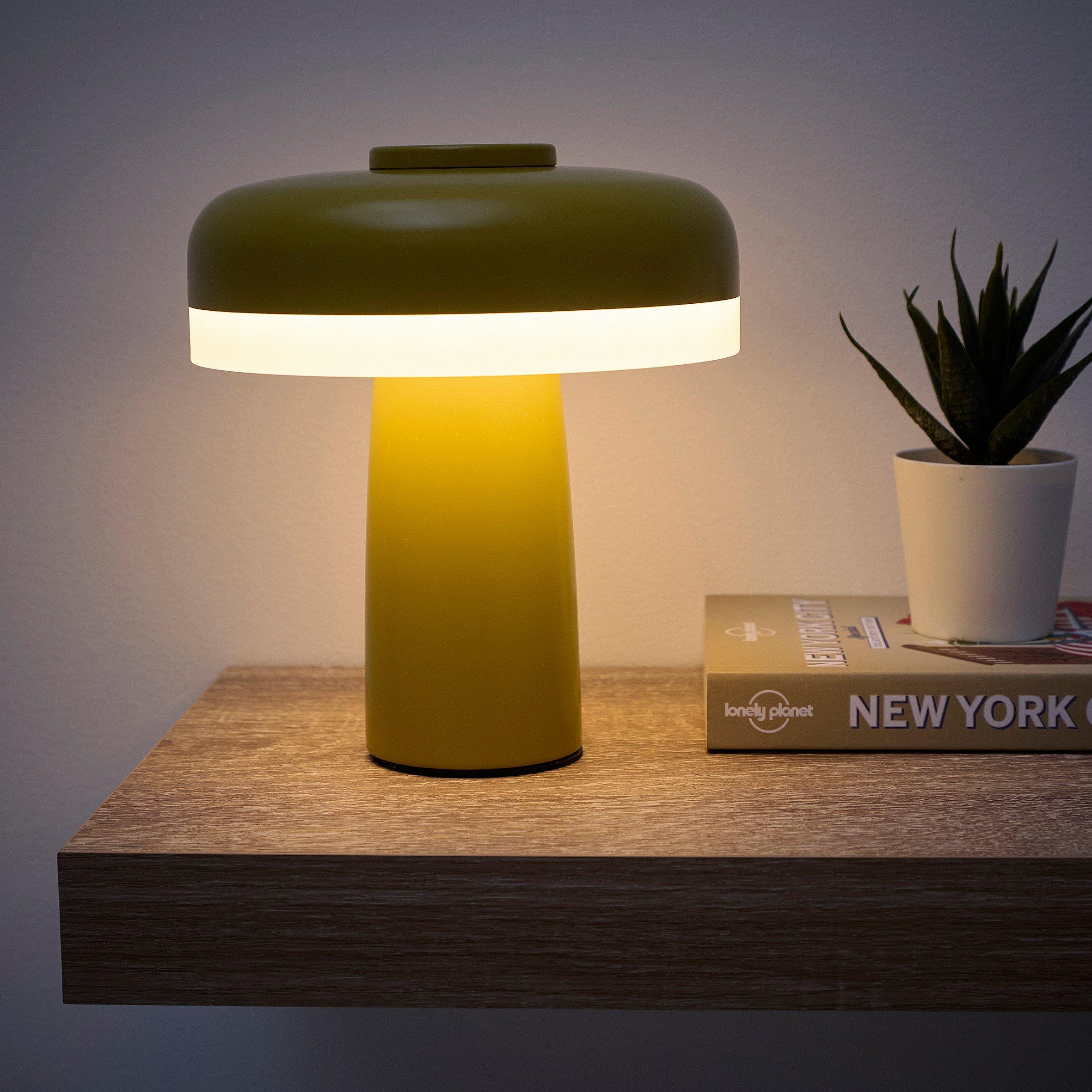 Ochre - K Living - Lyon Ochre Rechargeable Led Table Lamp - 2