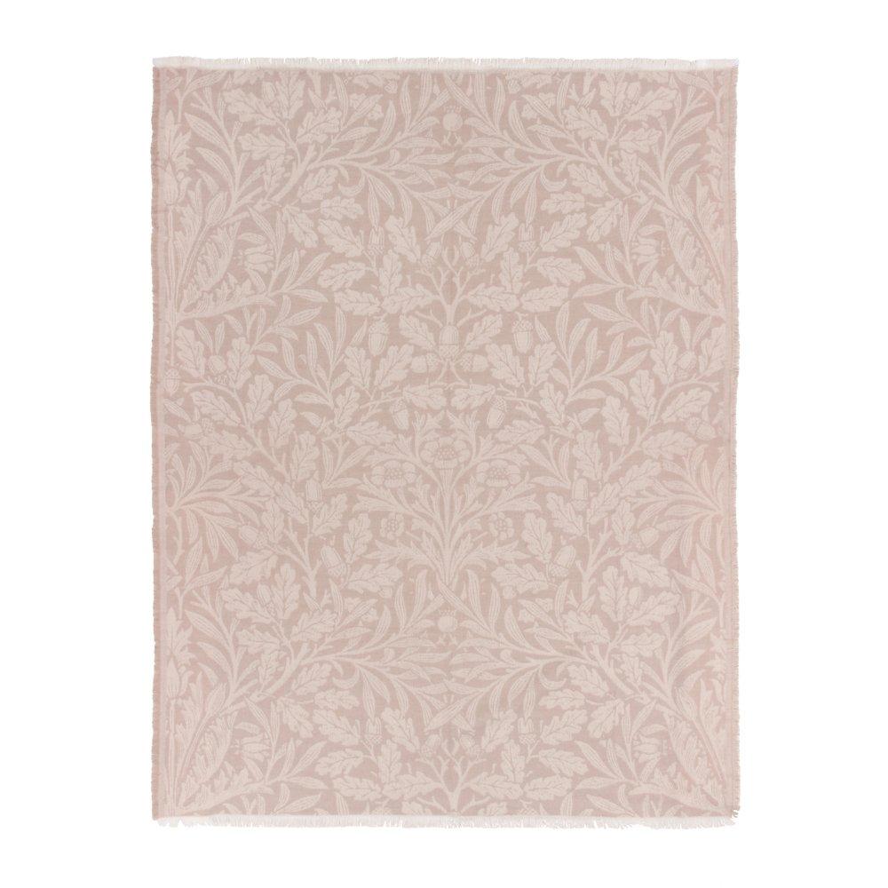 Linen - Morris and Co - Acorn Tonal Jacquard Throw - 3