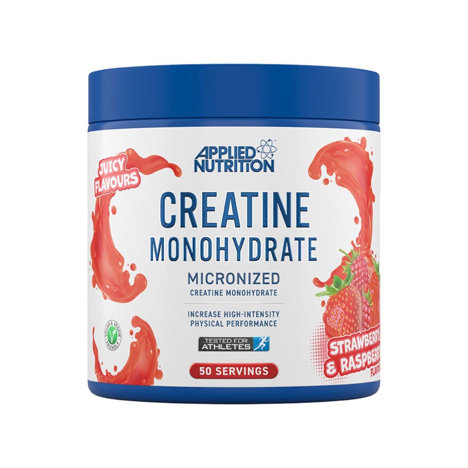 Strawberry & Ra - Applied Nutrition - Flavoured Creatine Monohydrate 250g (50 serves)