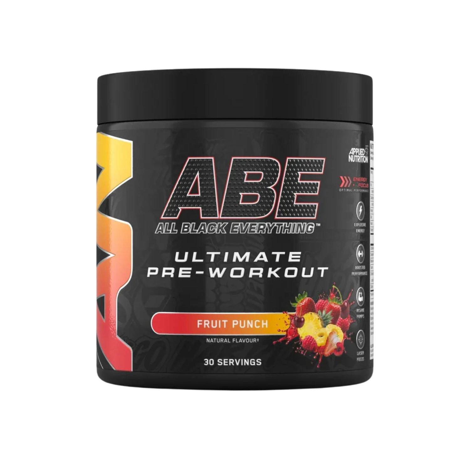 ABE All Black Everything Ultimate Pre Workout Powder 375g (30 serves)