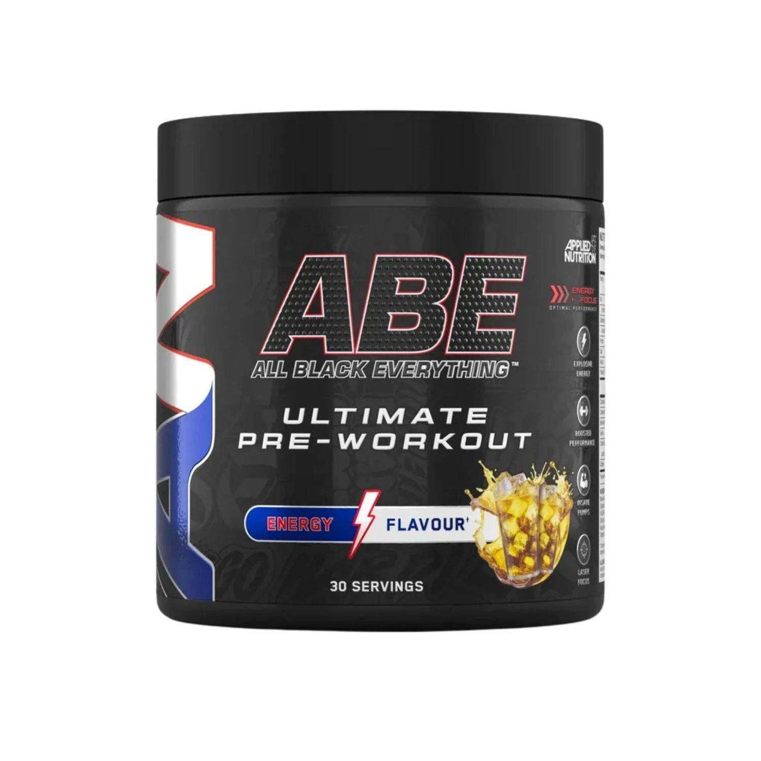 ABE All Black Everything Ultimate Pre Workout Powder 375g (30 serves)